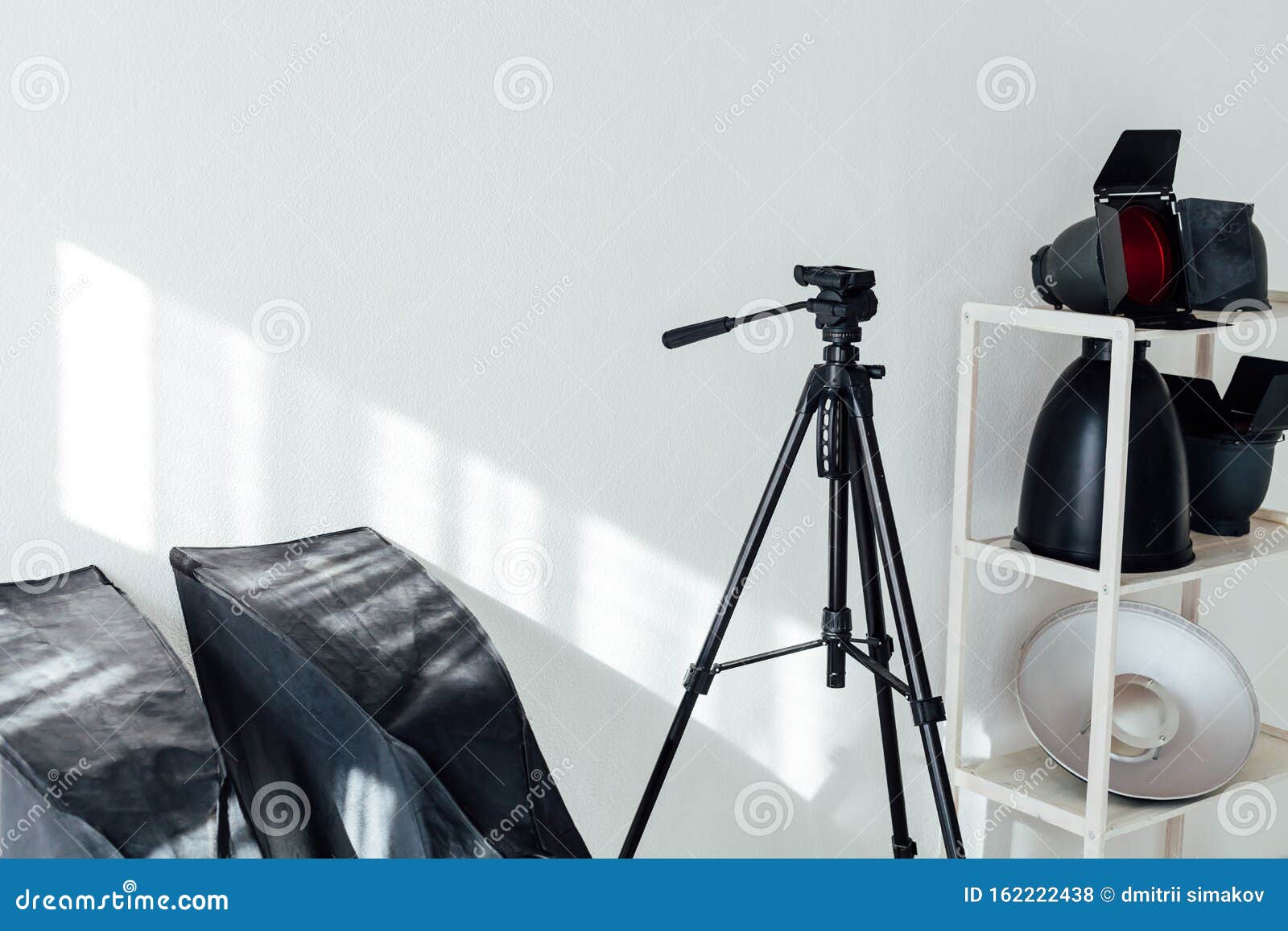 Photo Studio Equipment Flash Accessories Photographer Light Stock Photo