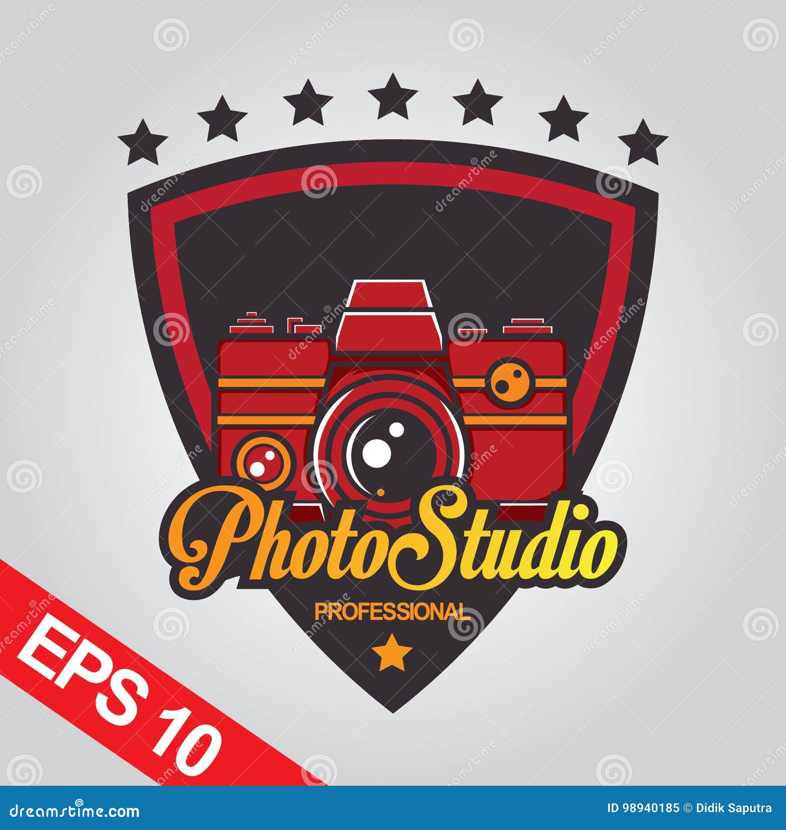 Photo Studio Logo Design Template Stock Vector Illustration of