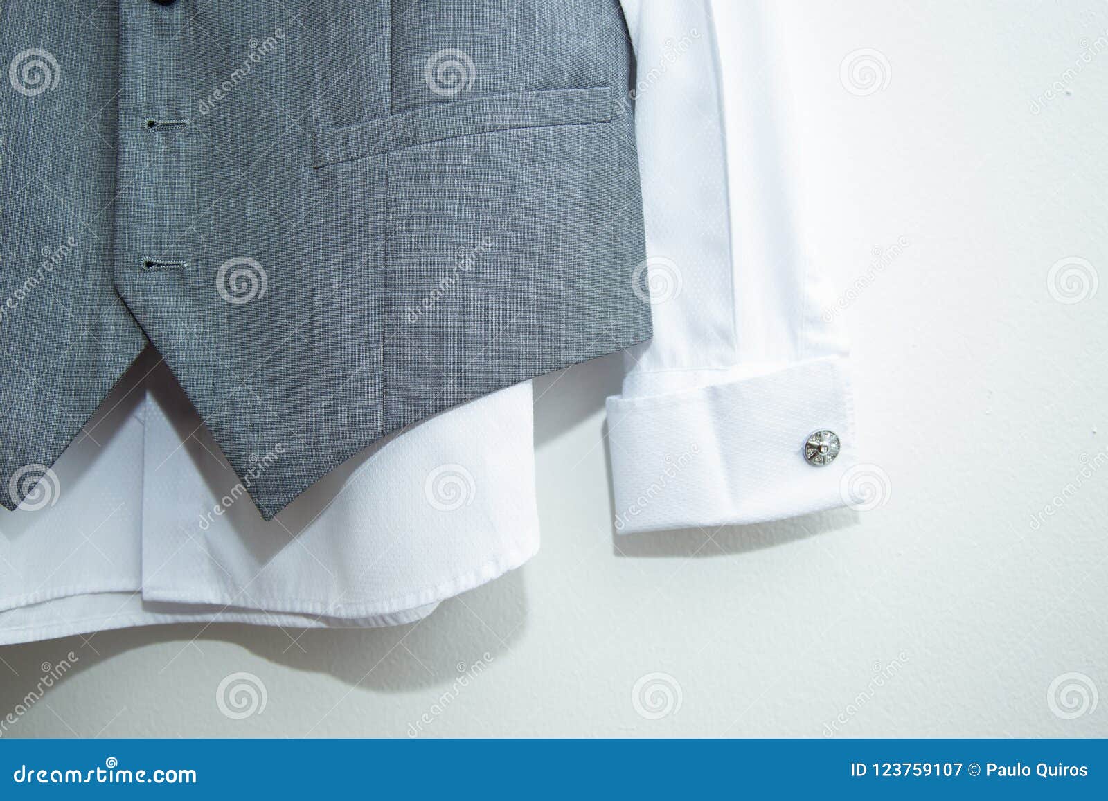 groom`s outfit ready