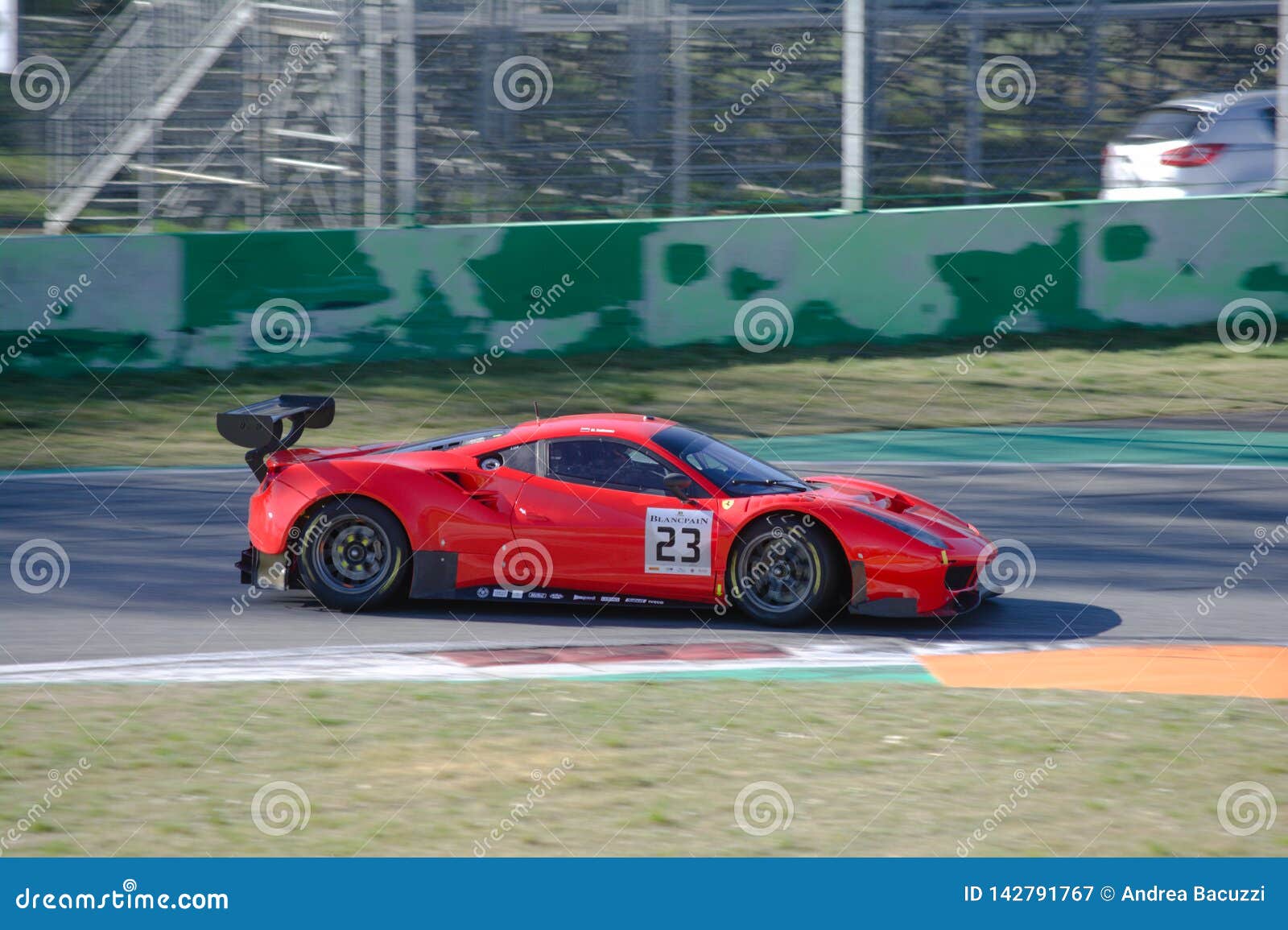 Kessel Racing Ferrari 488 Gt3 In Action Editorial