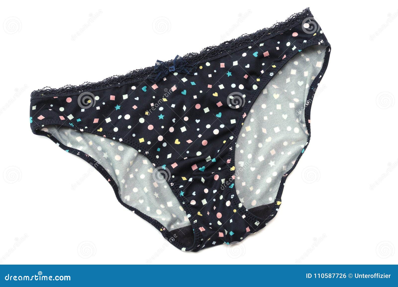 A Dark Blue Colored Pantie for Women Stock Photo - Image of attract ...