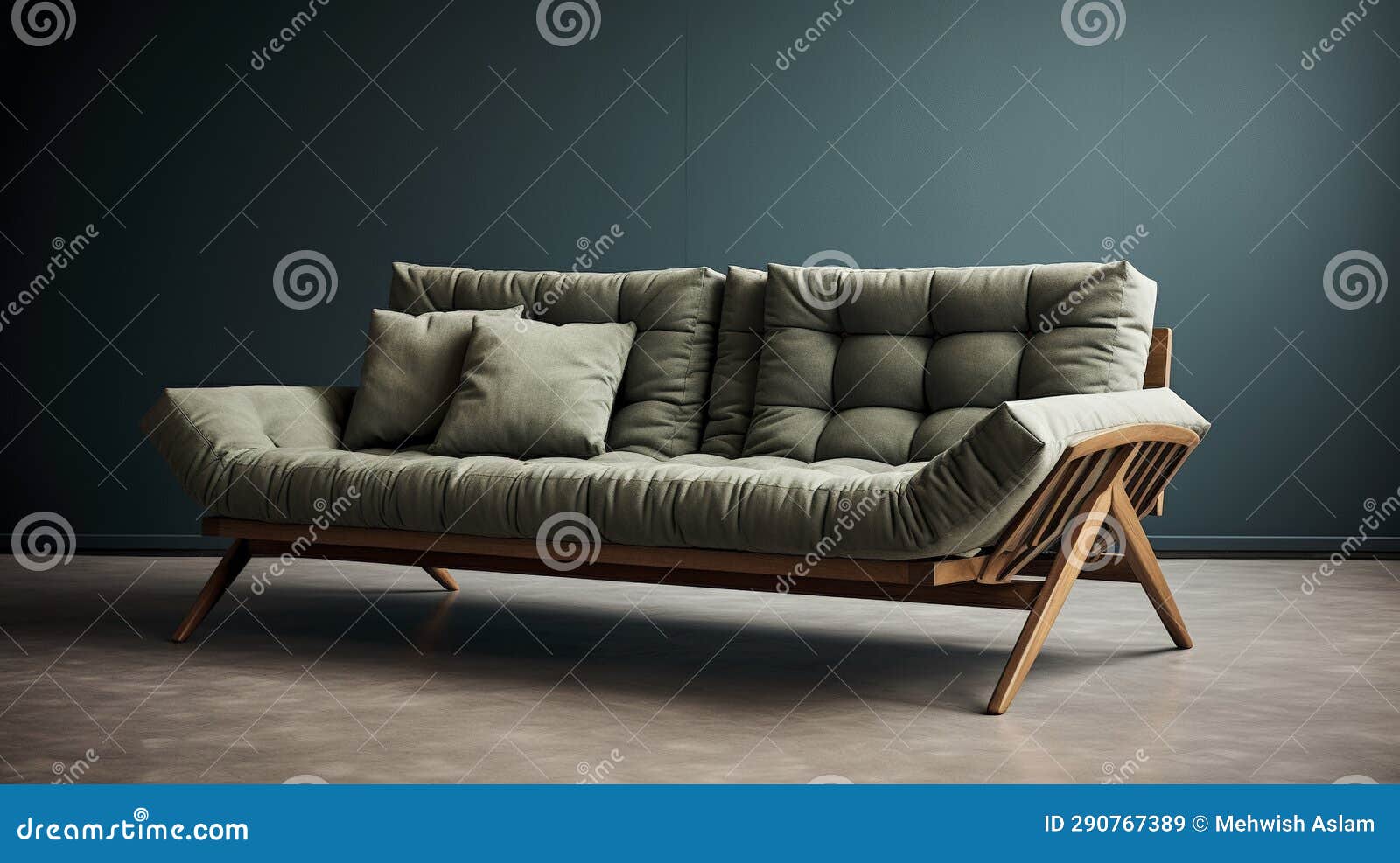 A Photo of a Versatile Sofa Bed Stock Illustration Illustration of
