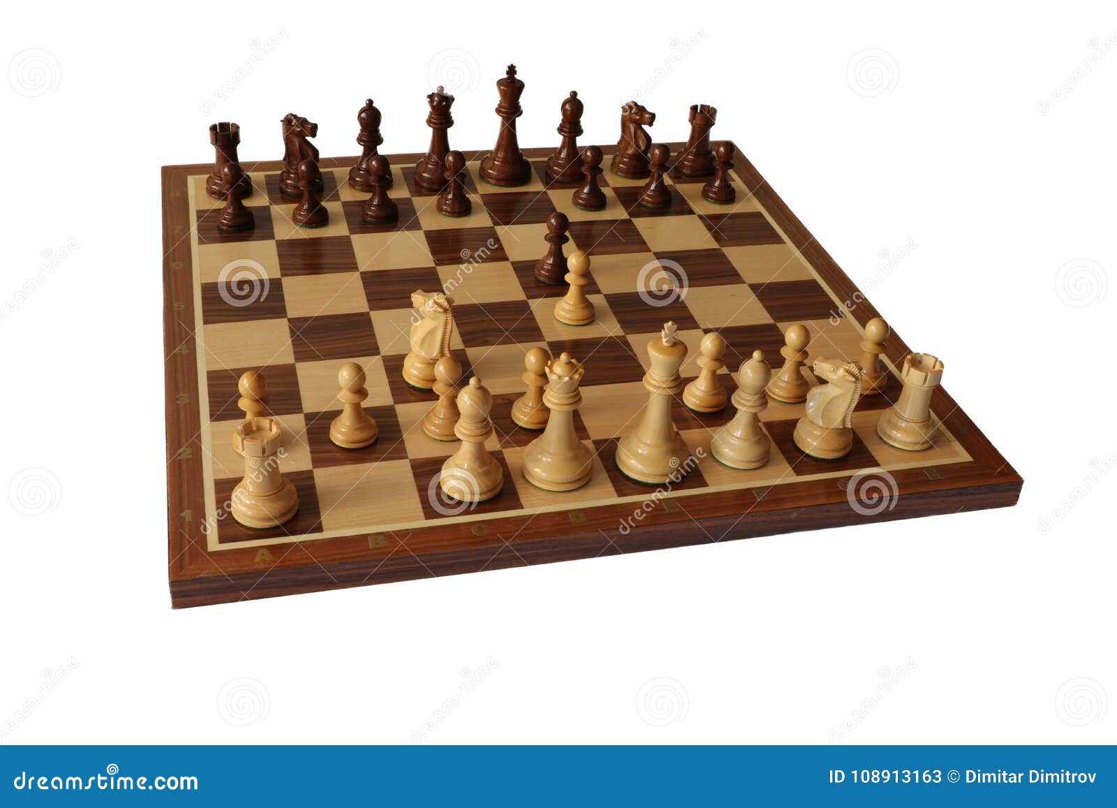 Vienna Game in chess stock photo. Image of game, bokeh - 23127364