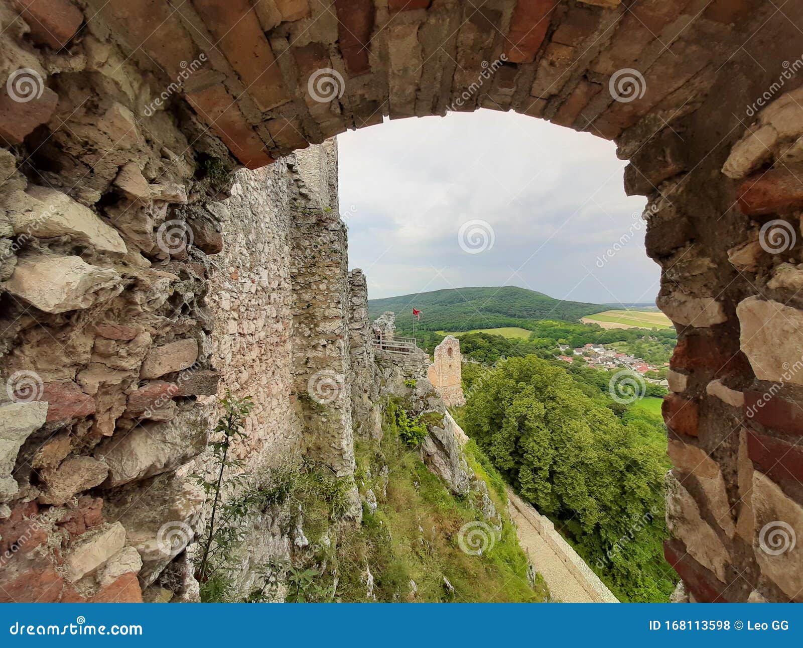 a photo of the view at cseszneki castle in hungary