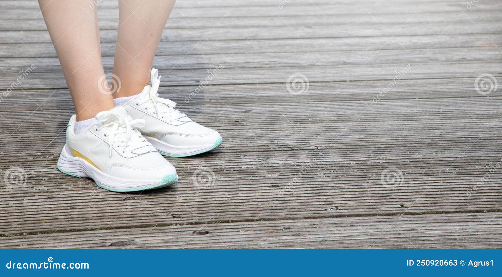 Woman Legs with Sport Shoe on the Road Stock Image - Image of foot ...