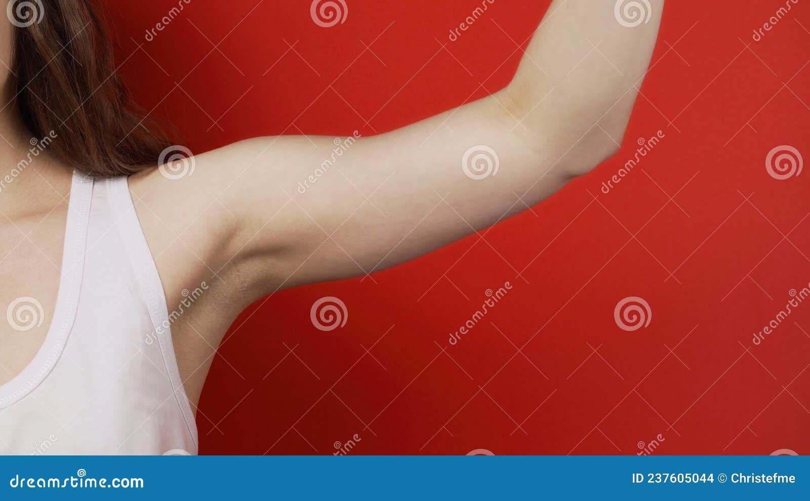 Photo Of The Woman Showing The Armpit Stock Photo Image Of