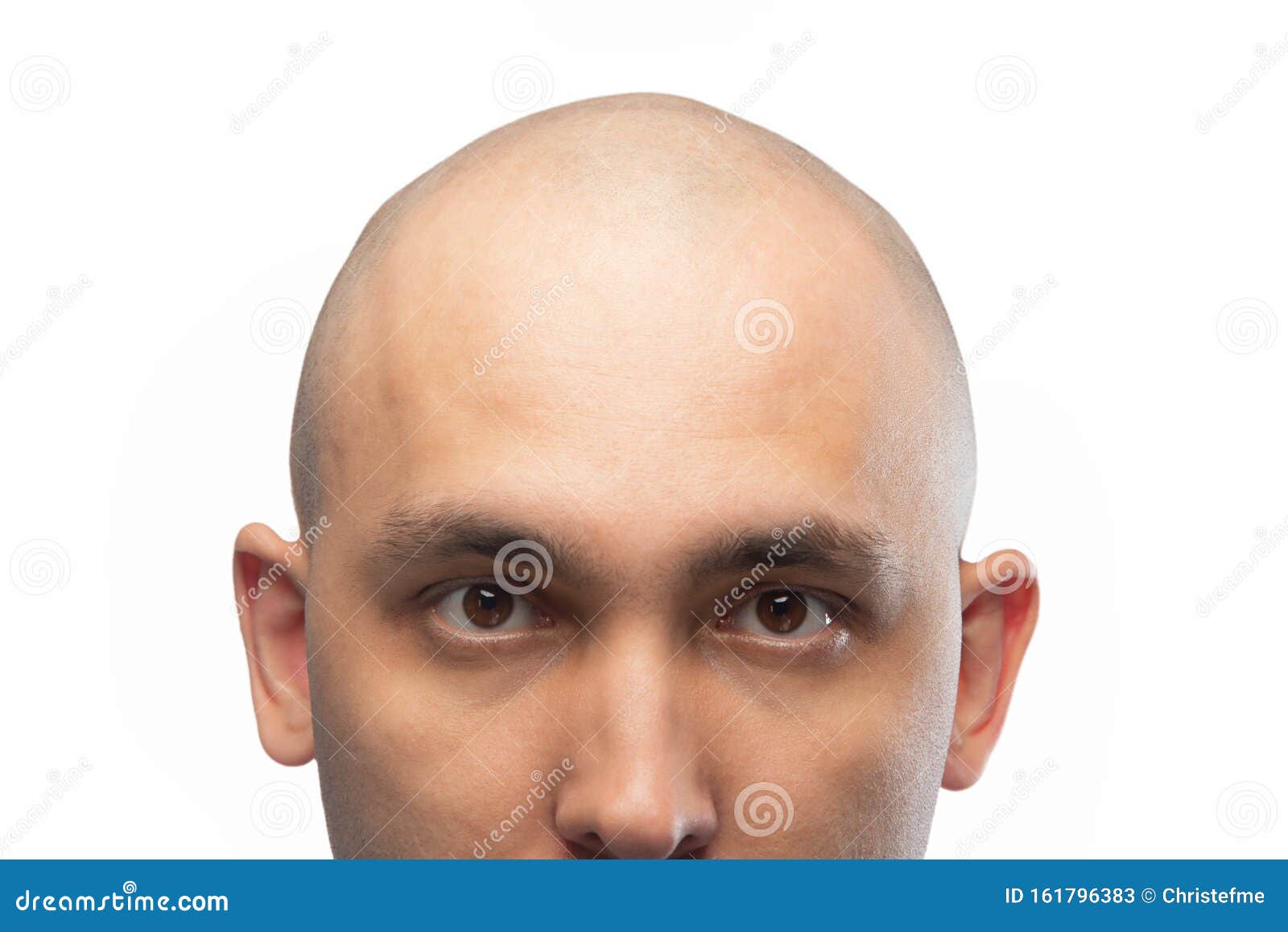 White guy shaved head