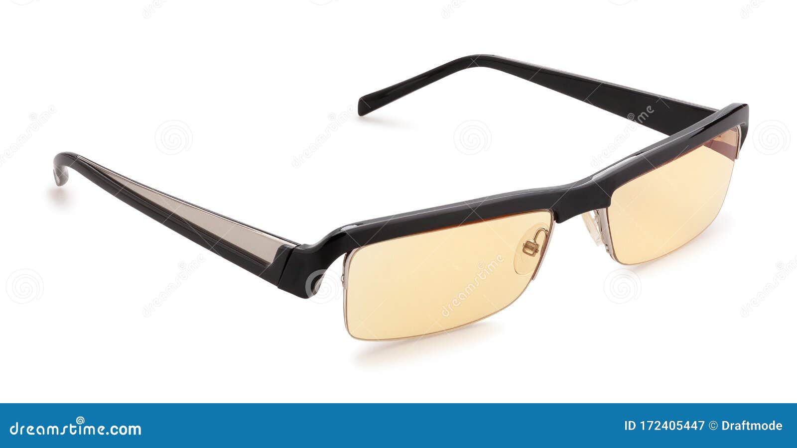 Photochromic glasses stock image. Image of yellow, eyeglasses 172405447