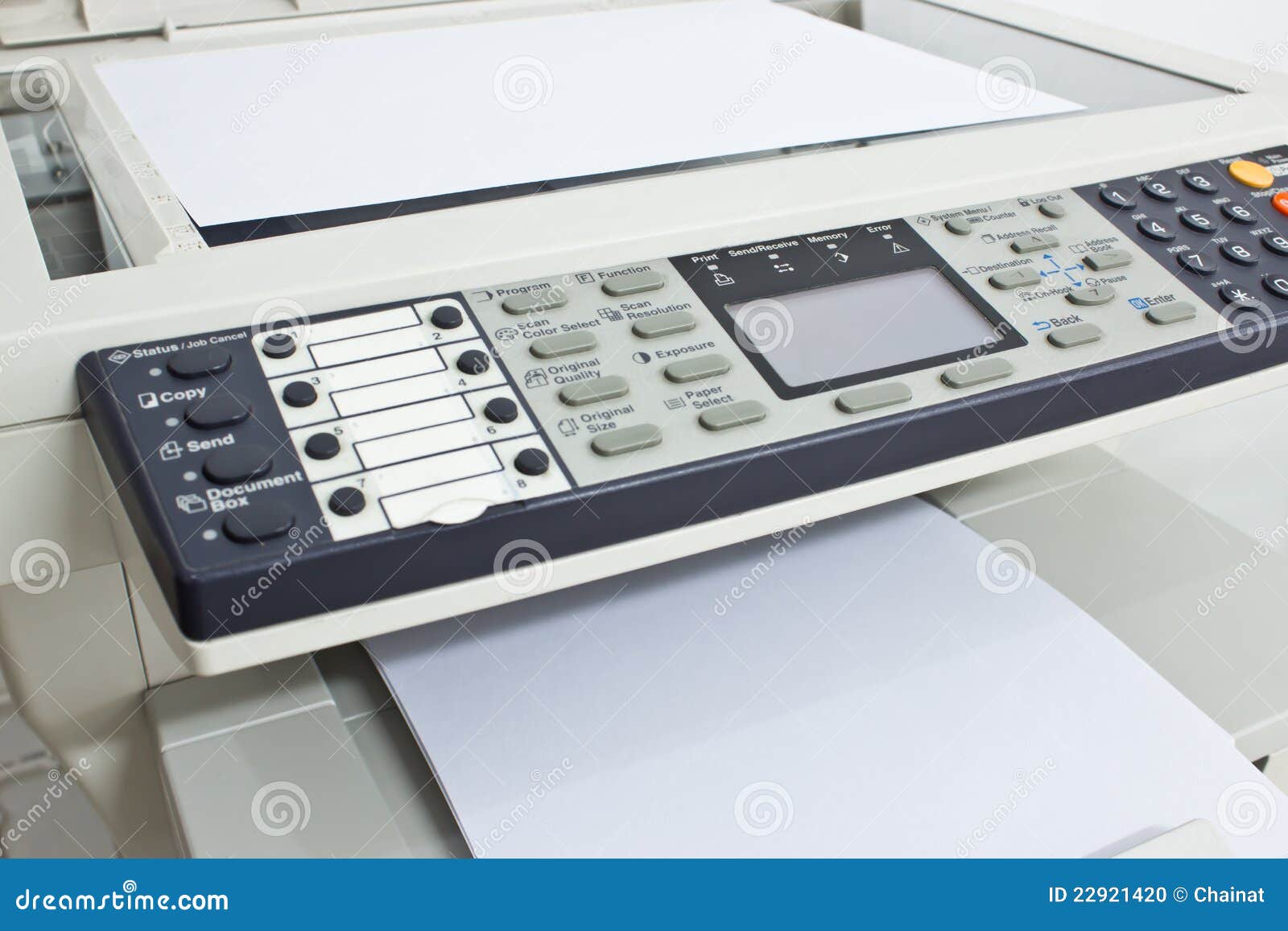 Photocopy Machine Stock Photo Image 22921420