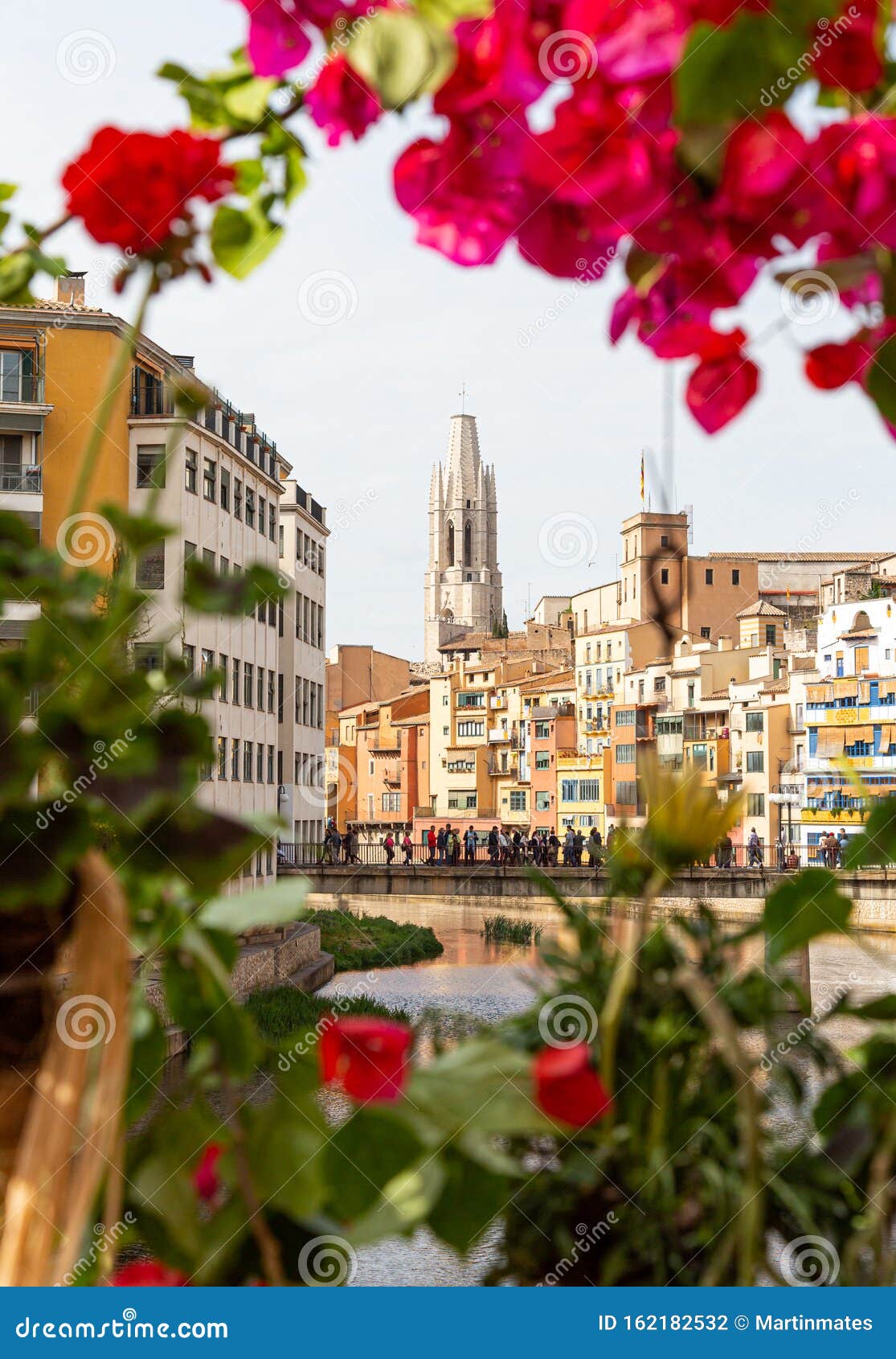 gerona city during the flower festival