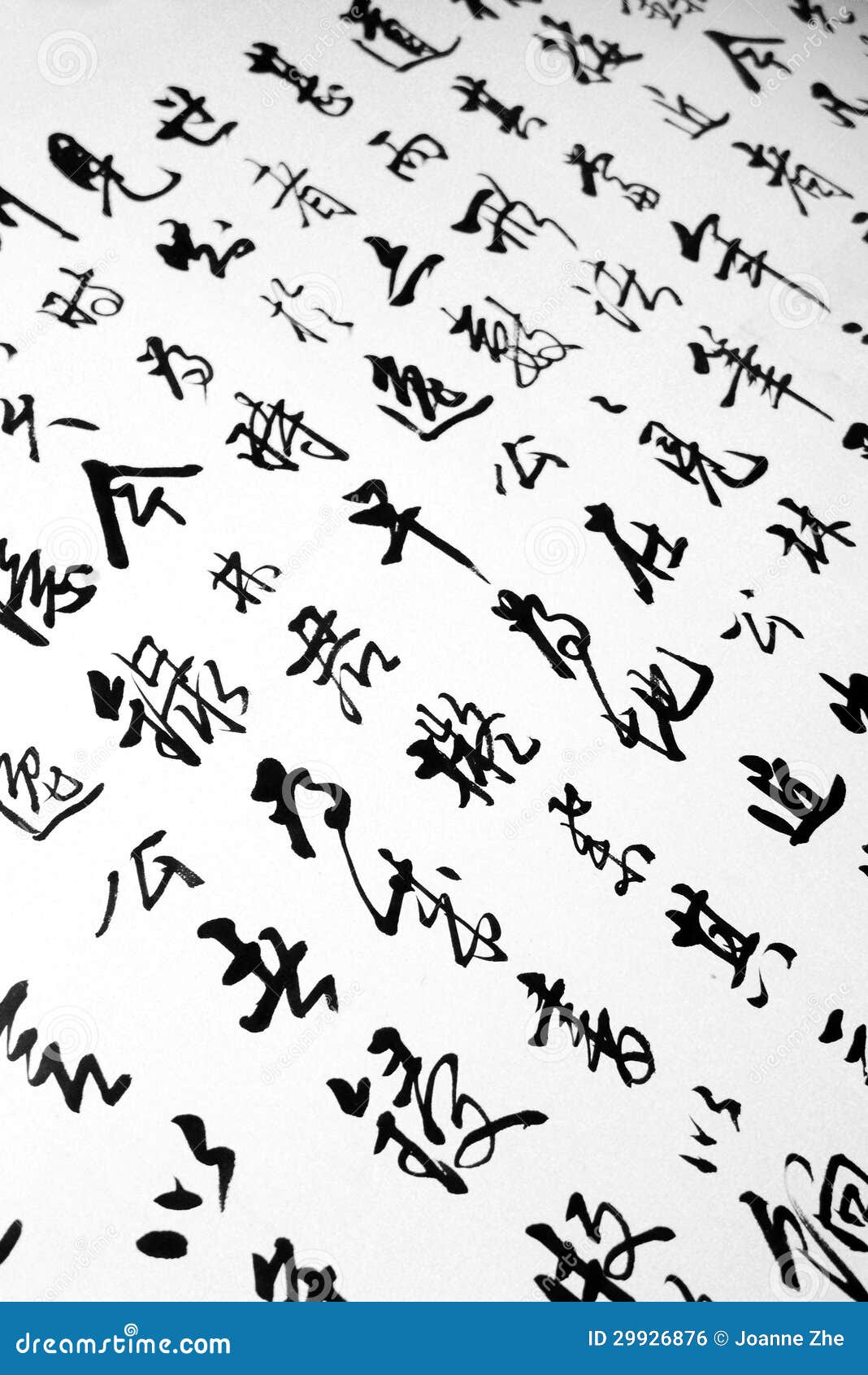 chinese calligraphy font writer