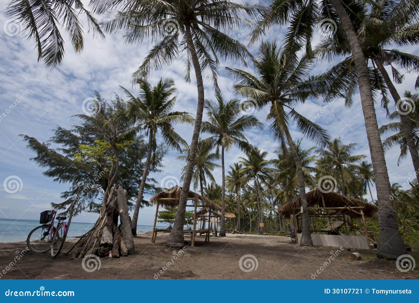 Tropical Hut  Another Side Of The Island  Stock Image 