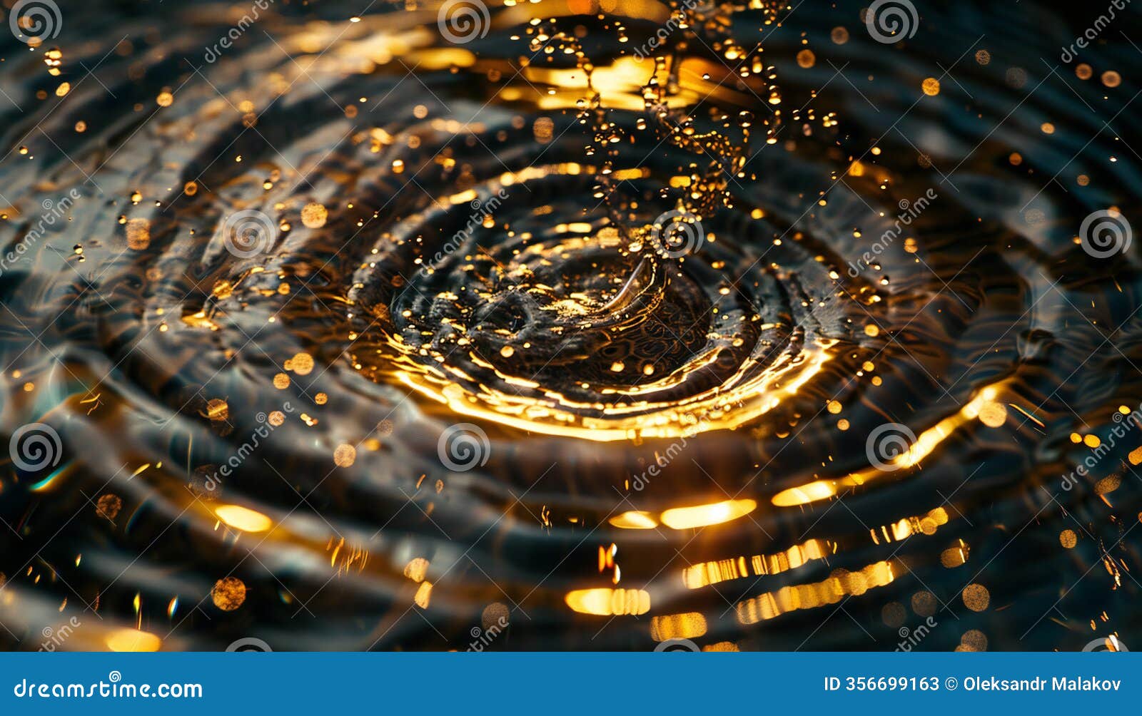 photograph of water turbulence created by a falling drop