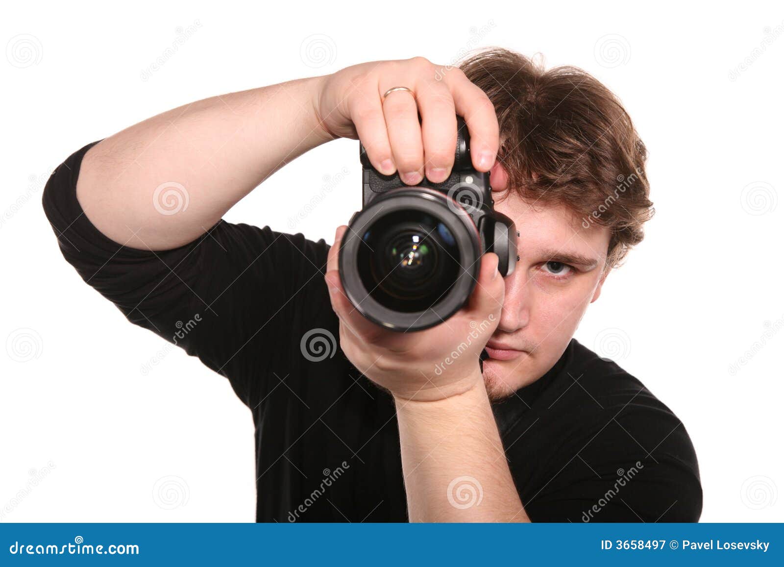 Photographer with camera 2 stock image Image of hair Photographer with camera 2 stock image Image of hair