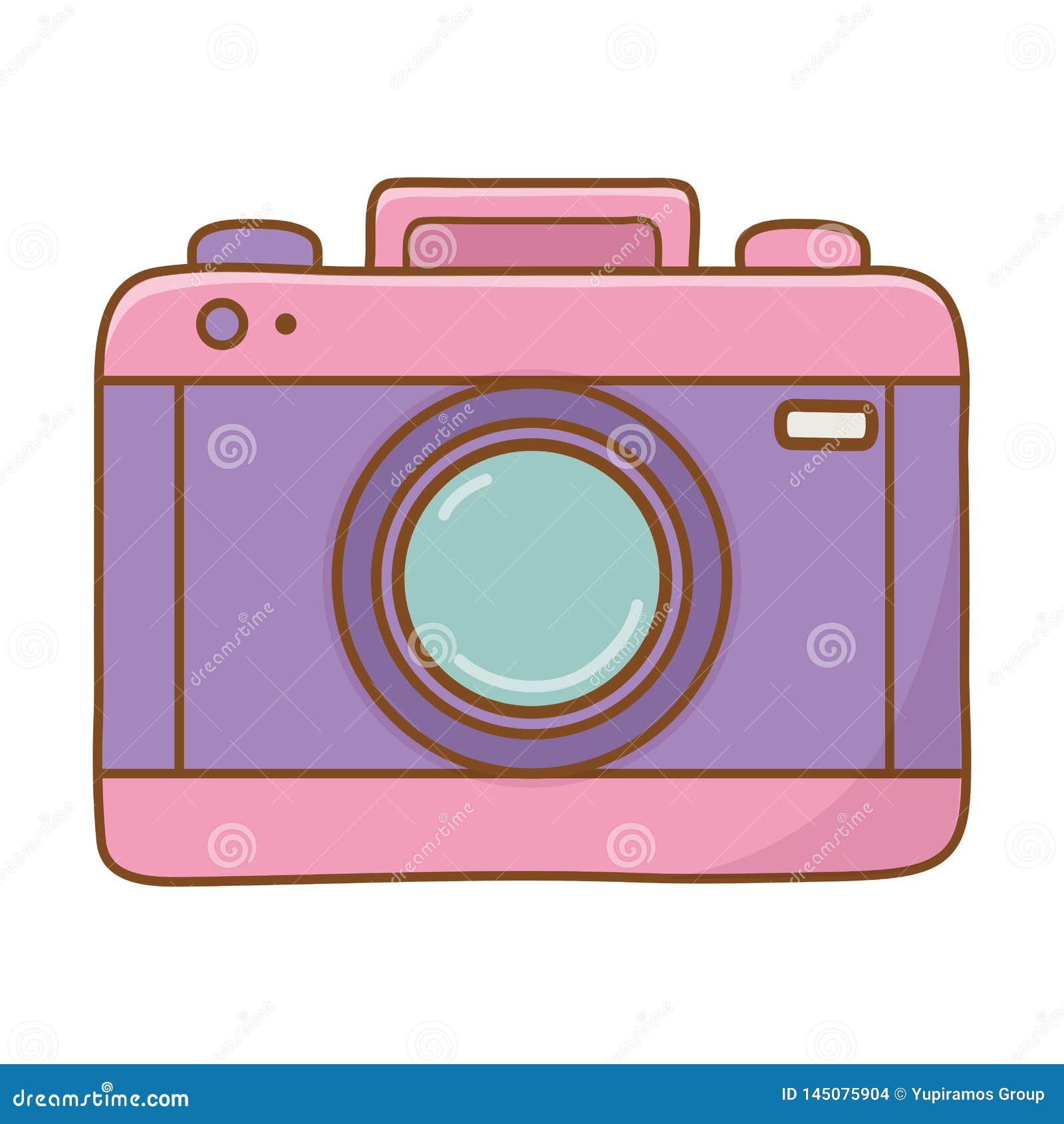 Photographic camera icon stock vector. Illustration of focus - 145075904