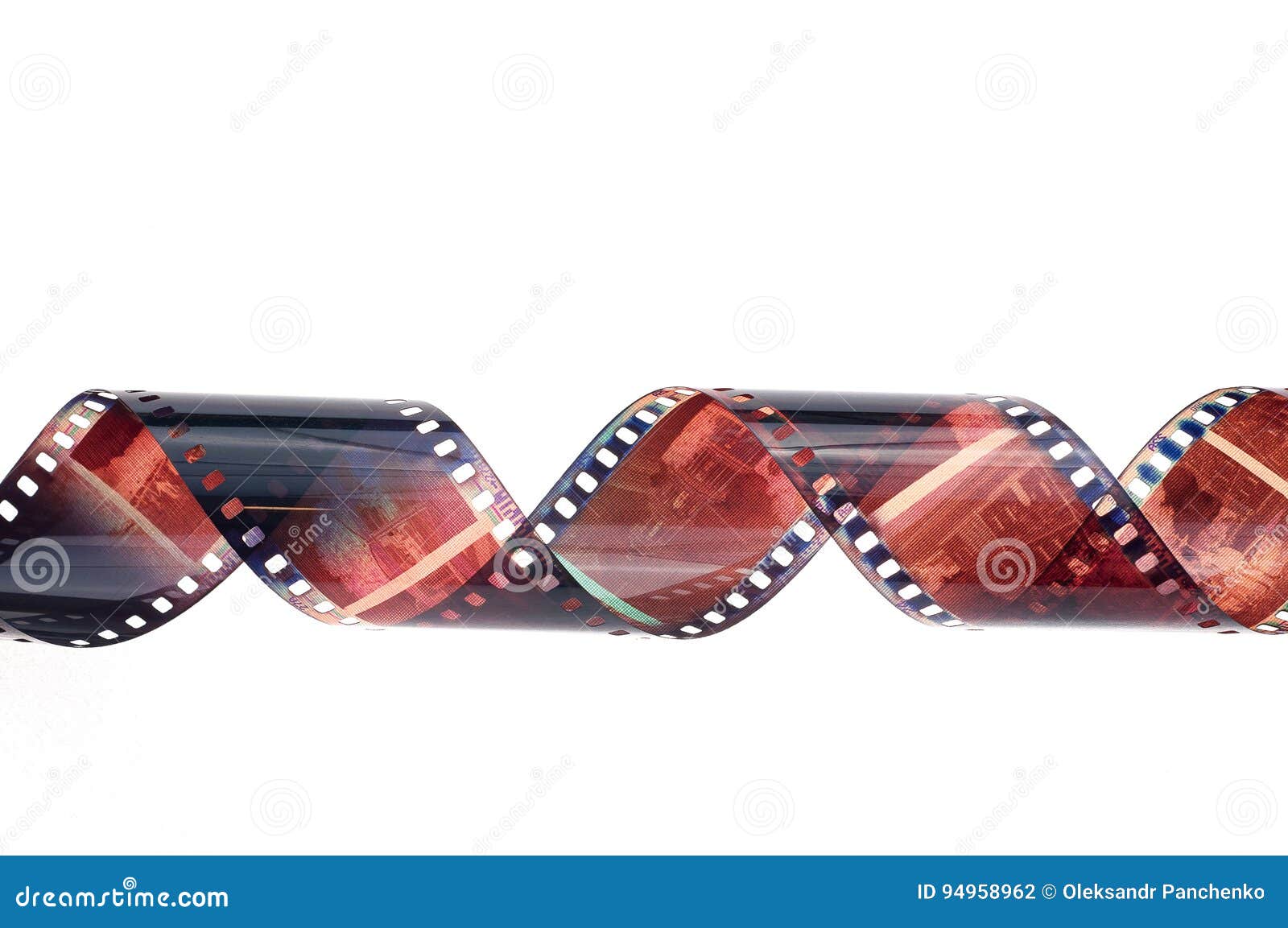 Photographic Film Negative Isolated Stock Photo Image of reel