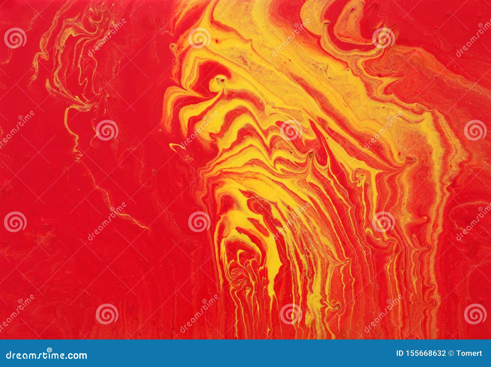 Photography of Abstract Marbleized Effect Background. Red and Yellow ...