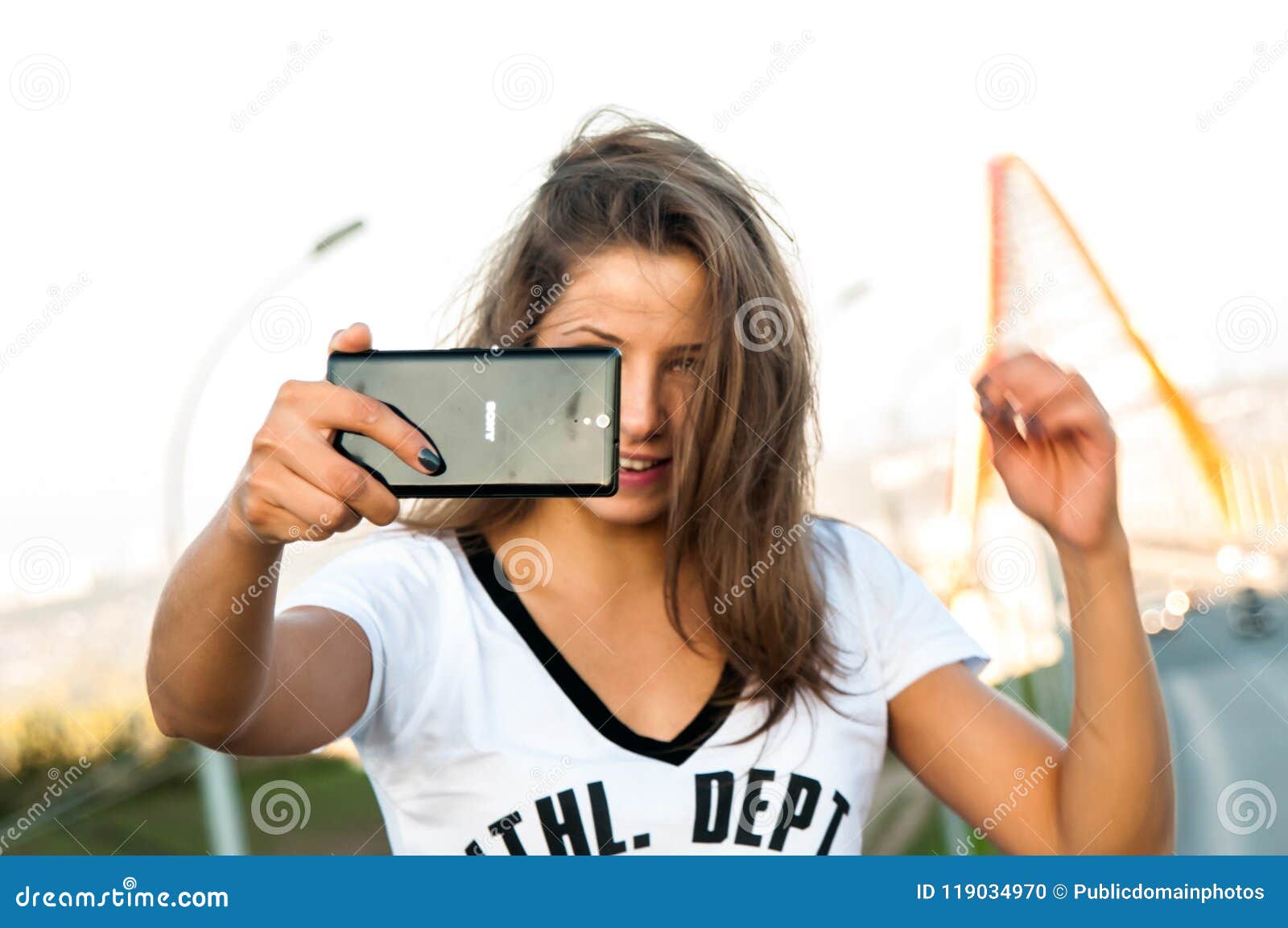 Teen Selfie Public