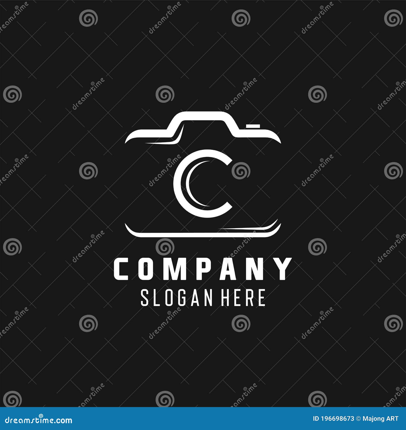 Photography logo design. stock vector. Illustration of equipment