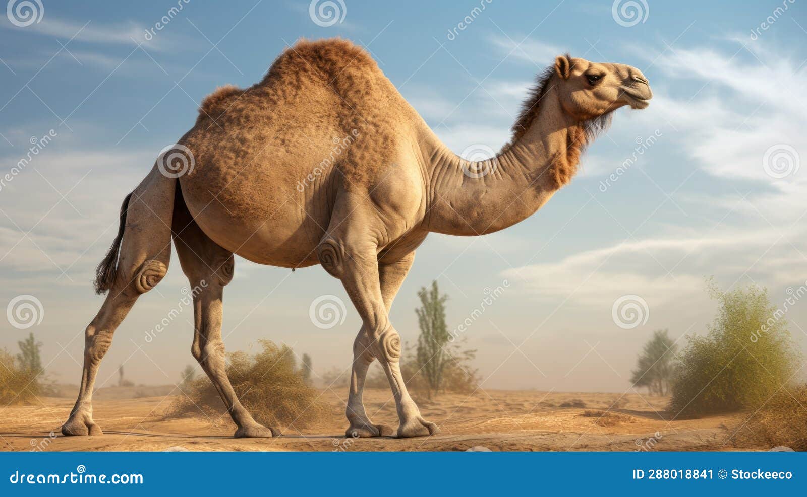 Photorealistic 3d Model Of Large Camel Walking In Unreal Engine Stock Photorealistic 3d Model Of Large Camel Walking In Unreal Engine Stock