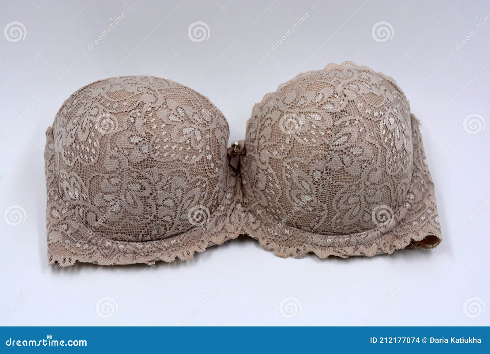 Handsome Brown, Bodily Female Bra with Pitpus, Lingerie Located on