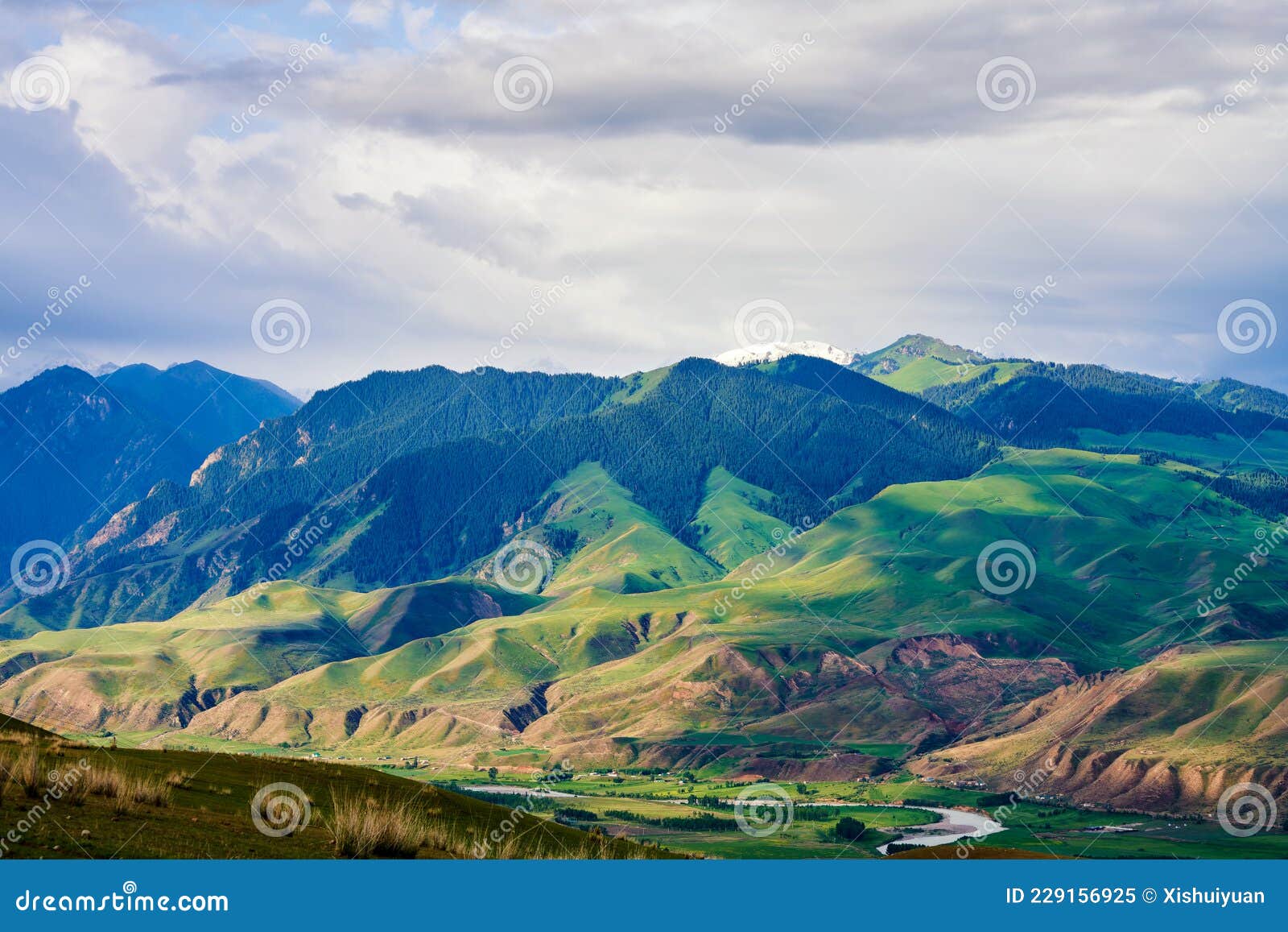 the mountains summer in tekesi county