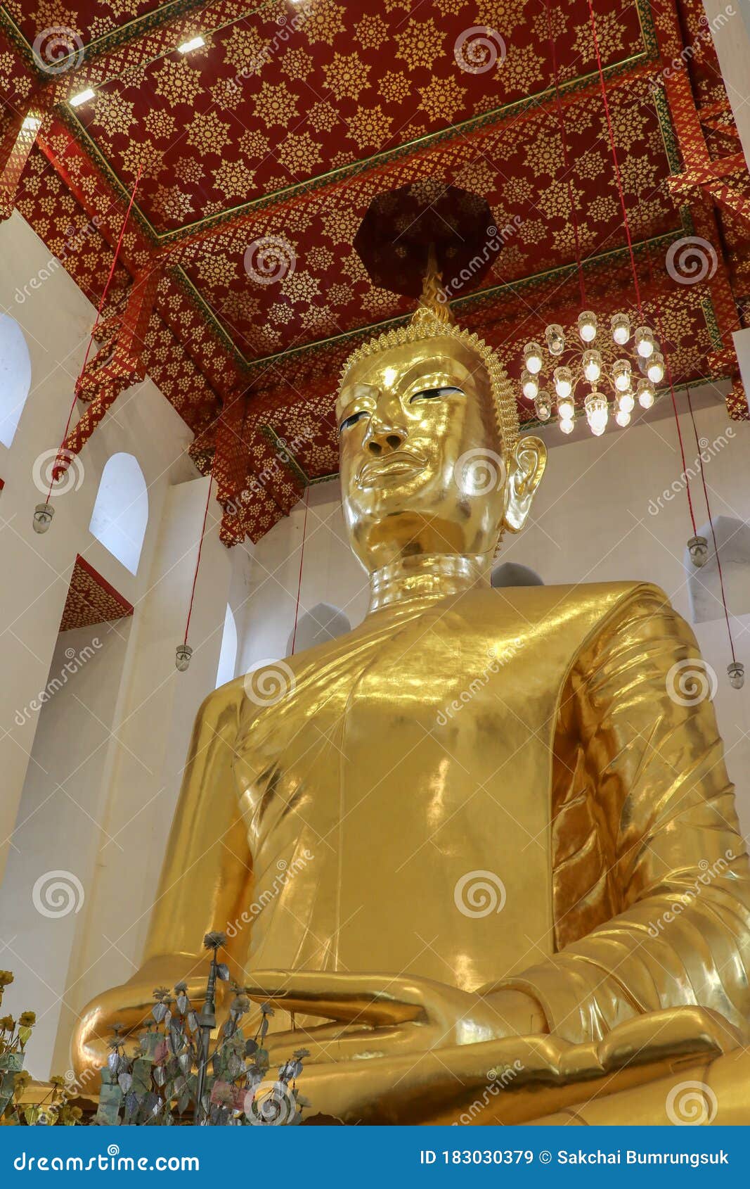 phra mahaphutthaphim at wat chaiyo worawihan, ang thong province, thailand