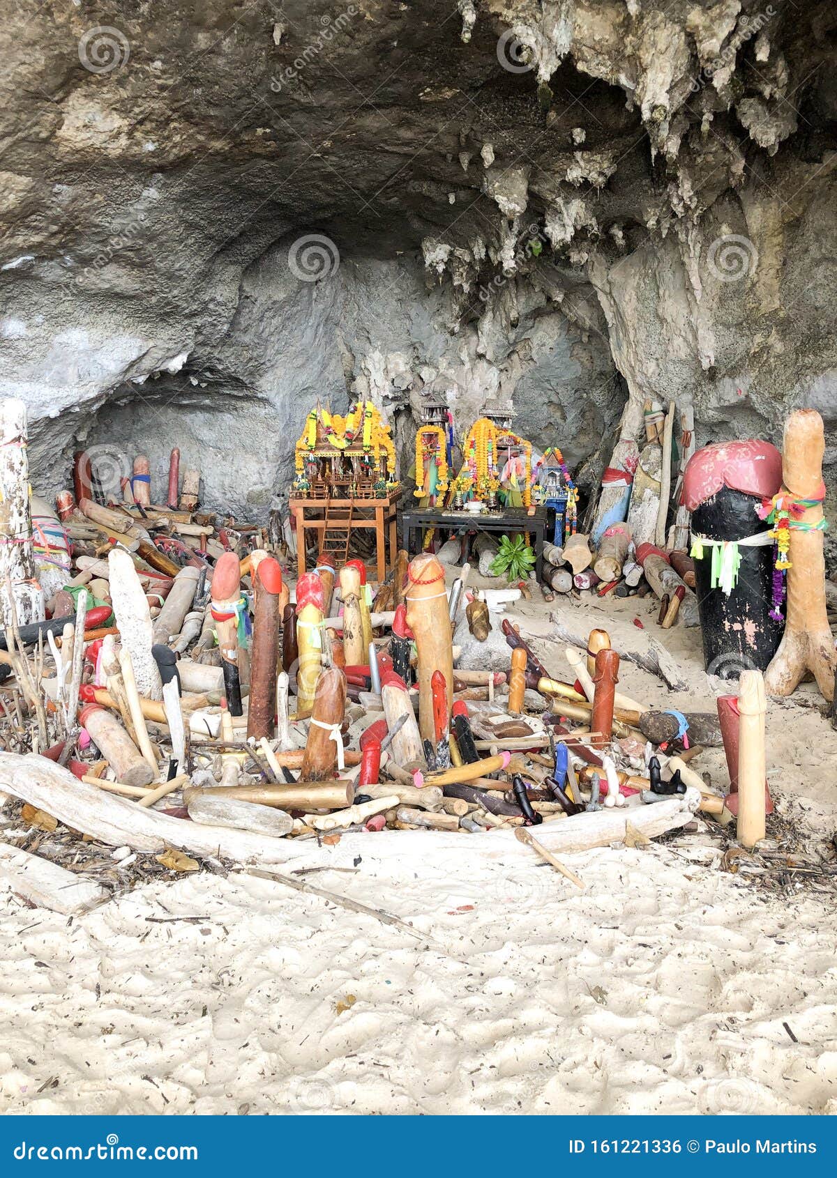 Phra Nang Cave - Krabi - Ao Nang Beach Stock Photo - Image of city,  central: 161221336
