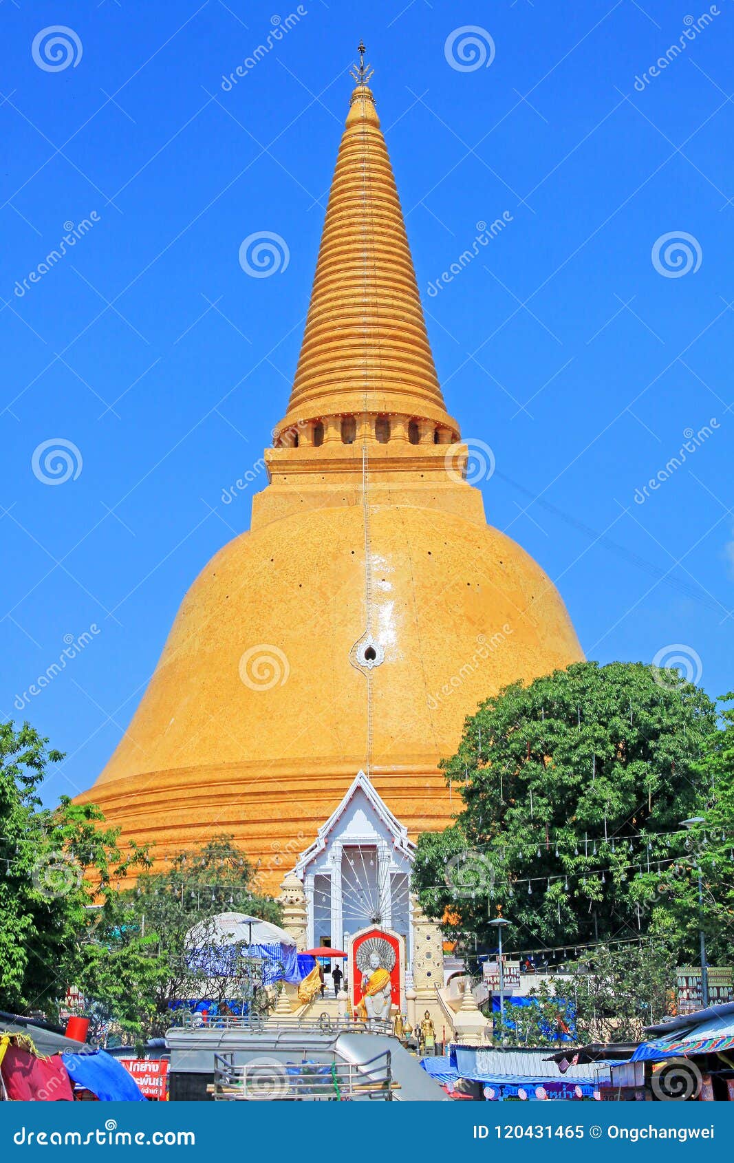 Phra Pathom Chedi Nakhon Pathom Tailandia Imagen Editorial Imagen De Budista Templo