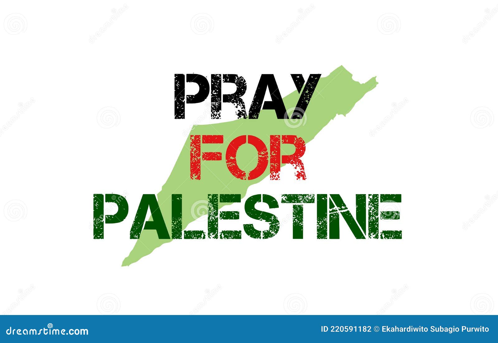 Phrase pray for Palestine stock illustration. Illustration of national 220591182
