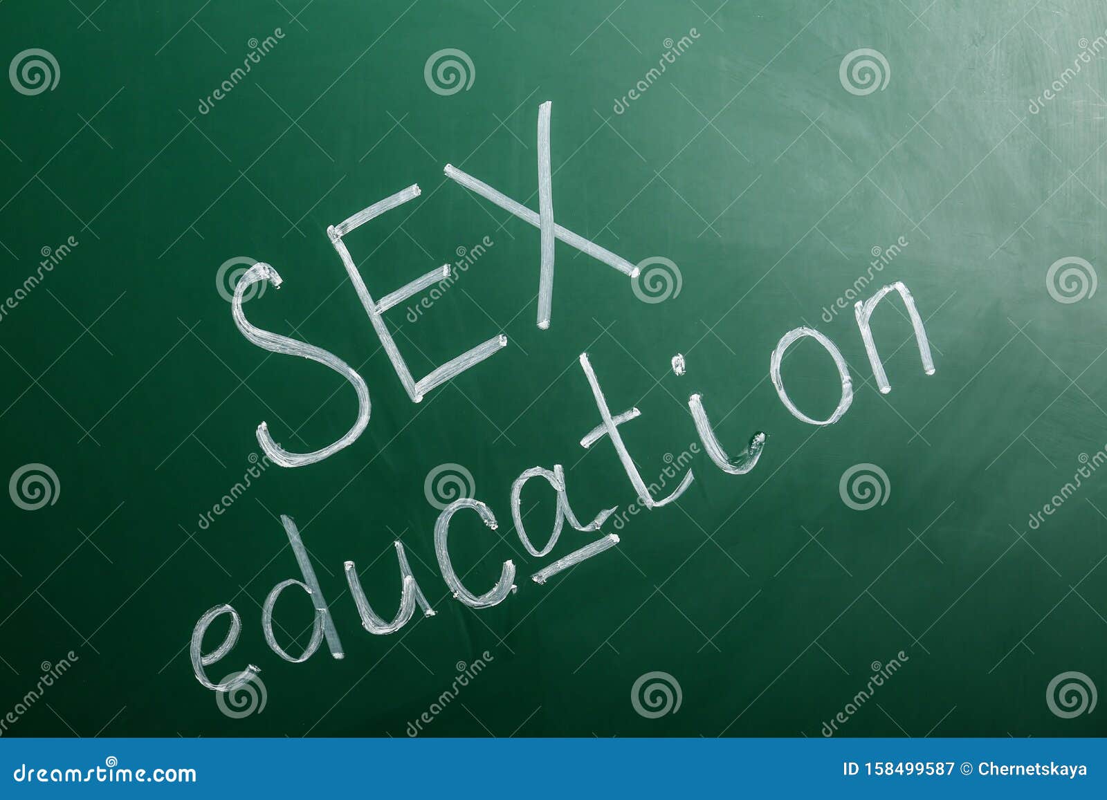 Phrase `sex Education` Written On Chalkboard Stock Image Image Of Chalkboard Diseases 158499587