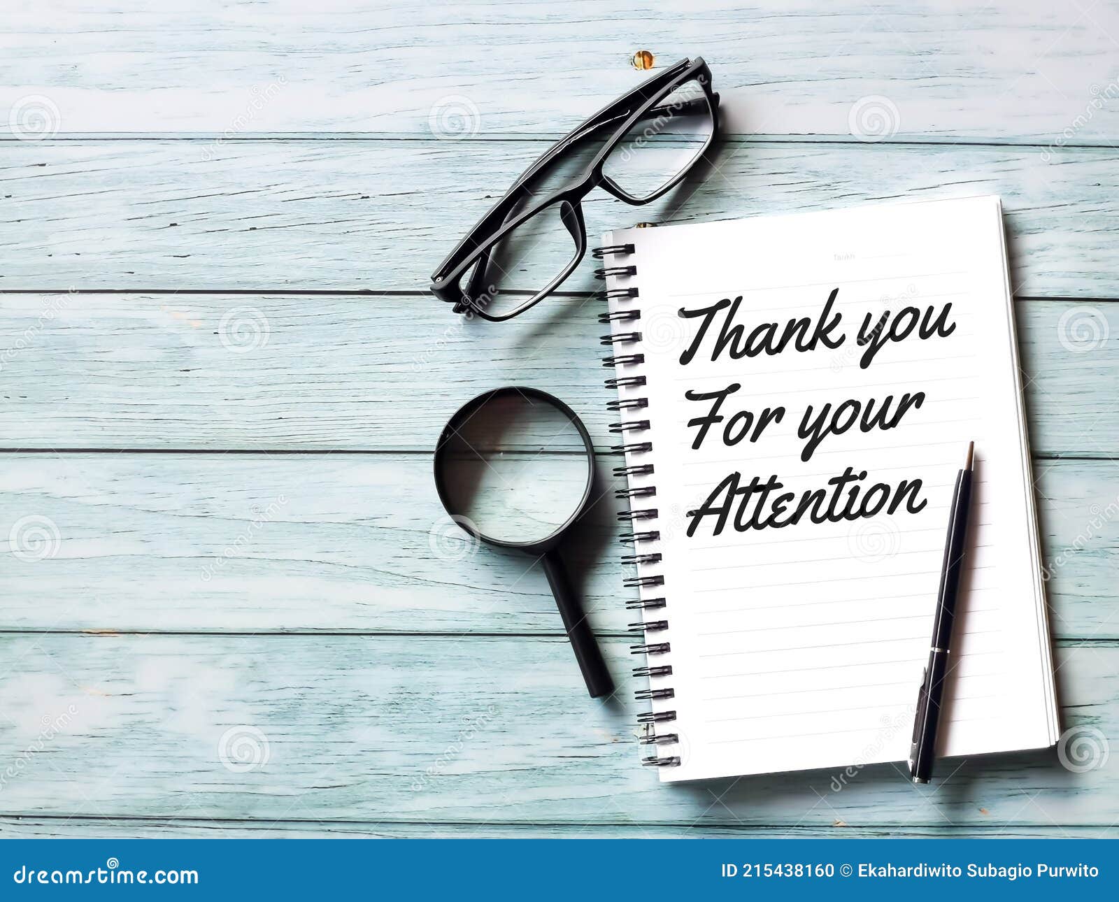 Thank You For Attention Symbol. Concept Words Thank You For Your ...