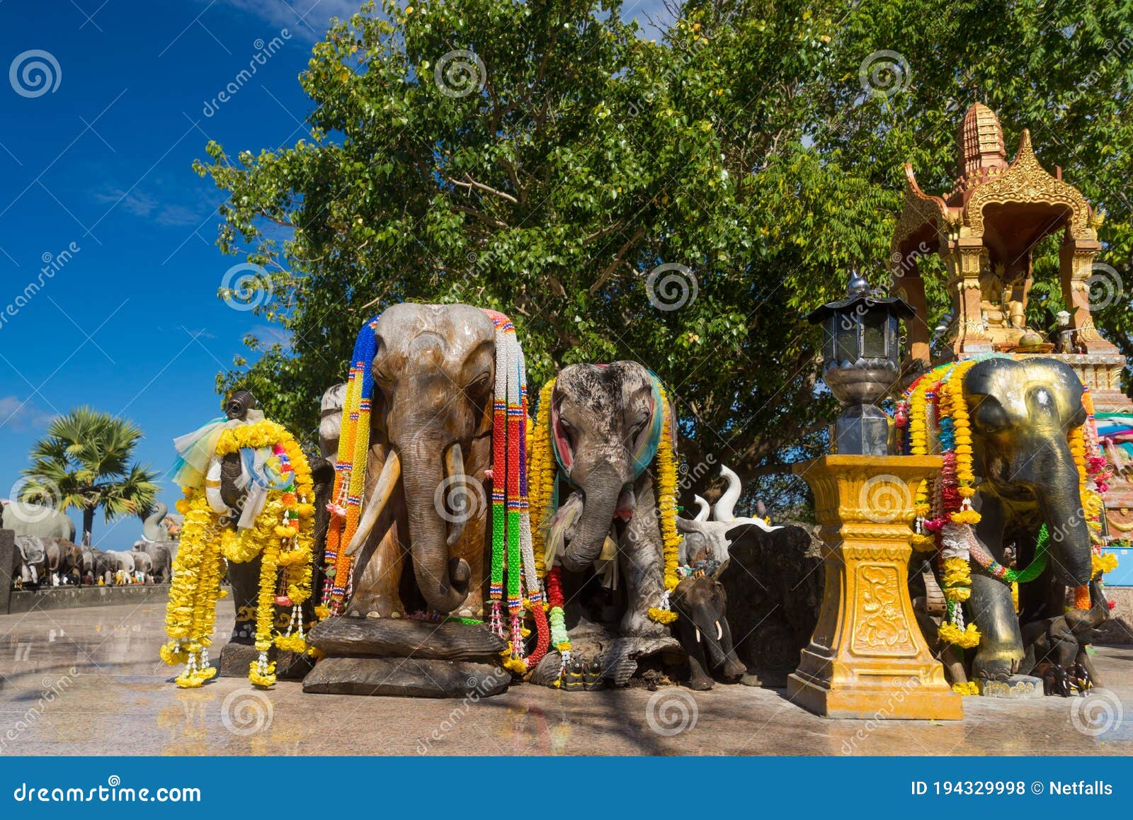 Phrom Thep Cape Temple in Rawai Phuket Stock Photo - Image of scenery ...