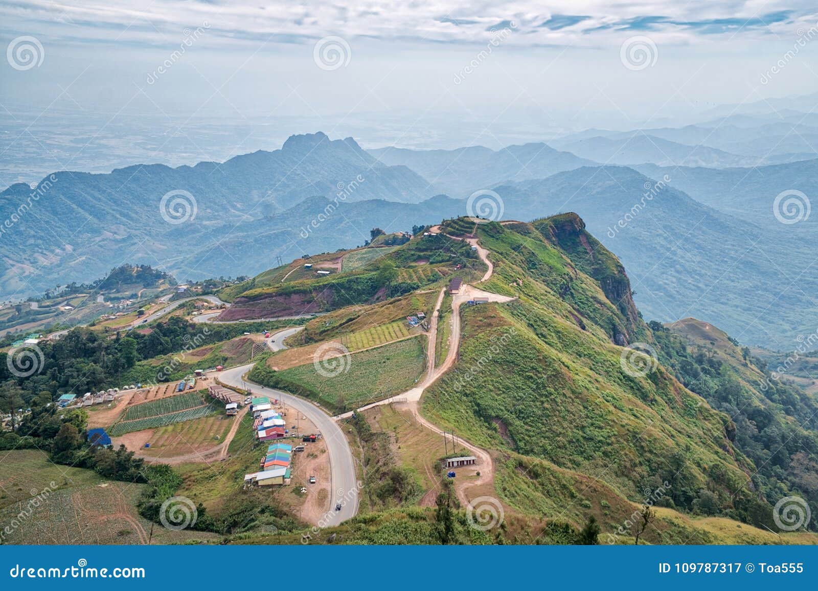 Phu Tubberk is a Famous Travel Mountain in Phetchabun, Thailand Stock ...