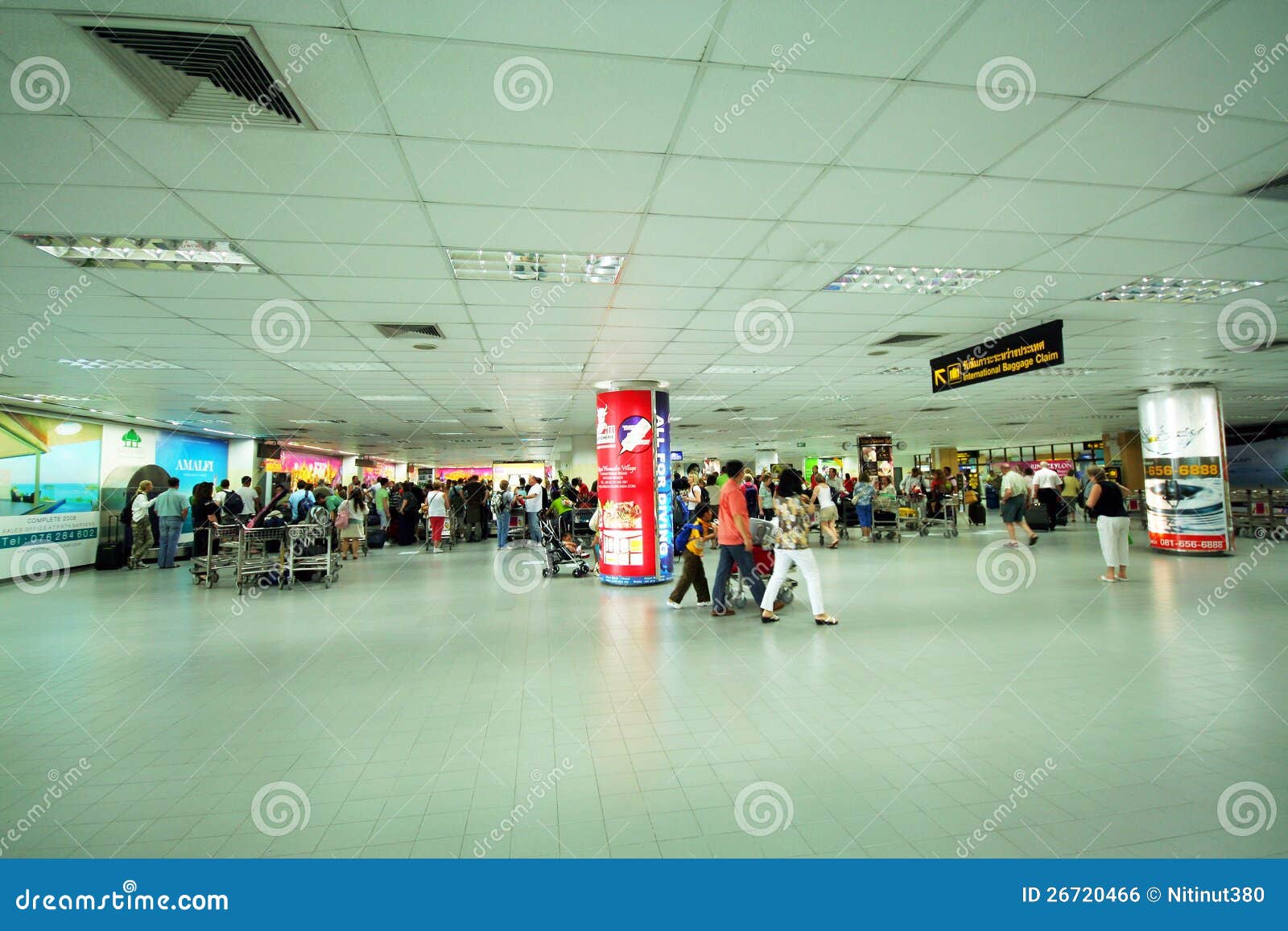 Phuket International Baggage Claim Editorial Photo Image of airplane