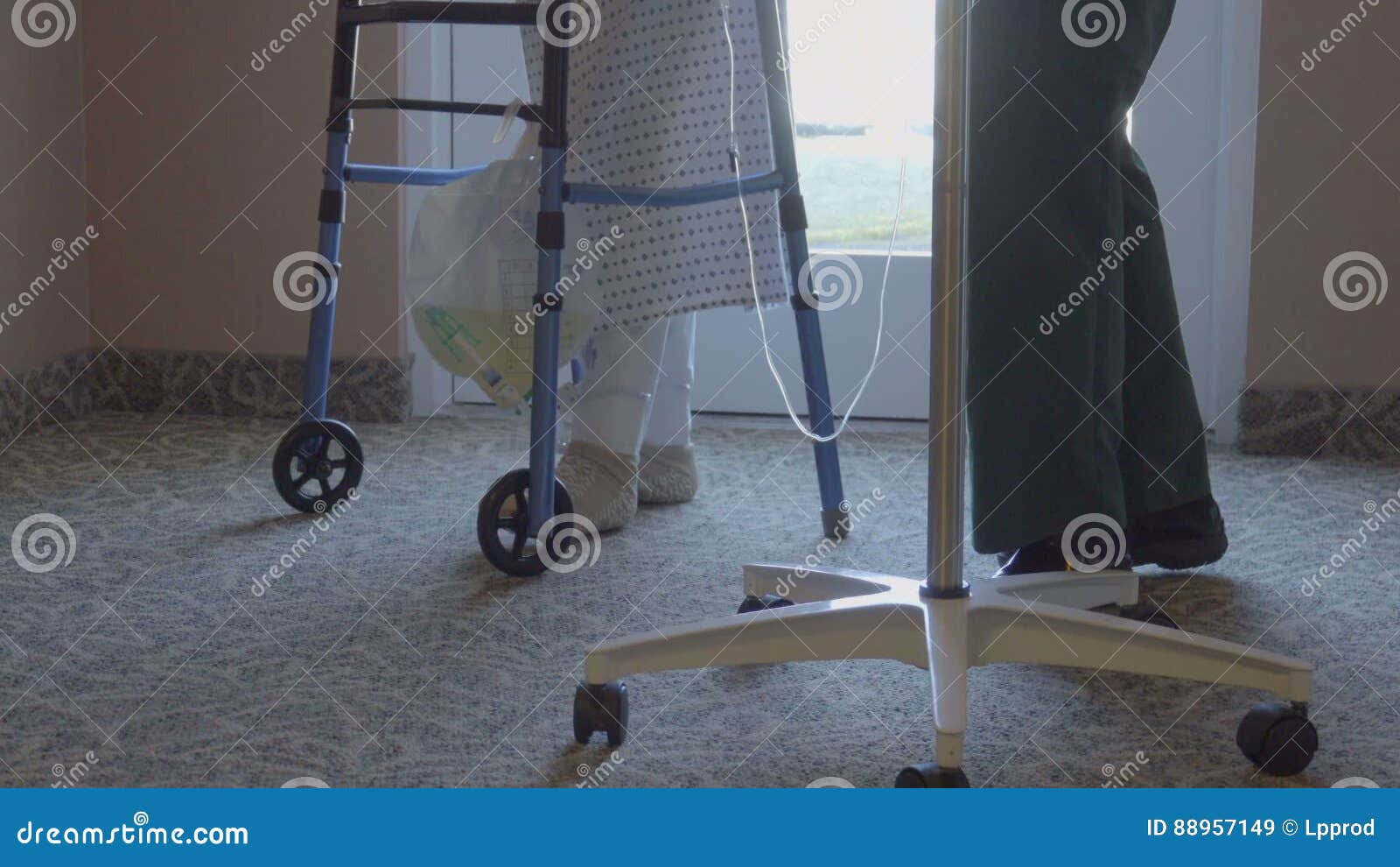 Physical Therapy Begins for Knee Patient Stock Video Video of elderly