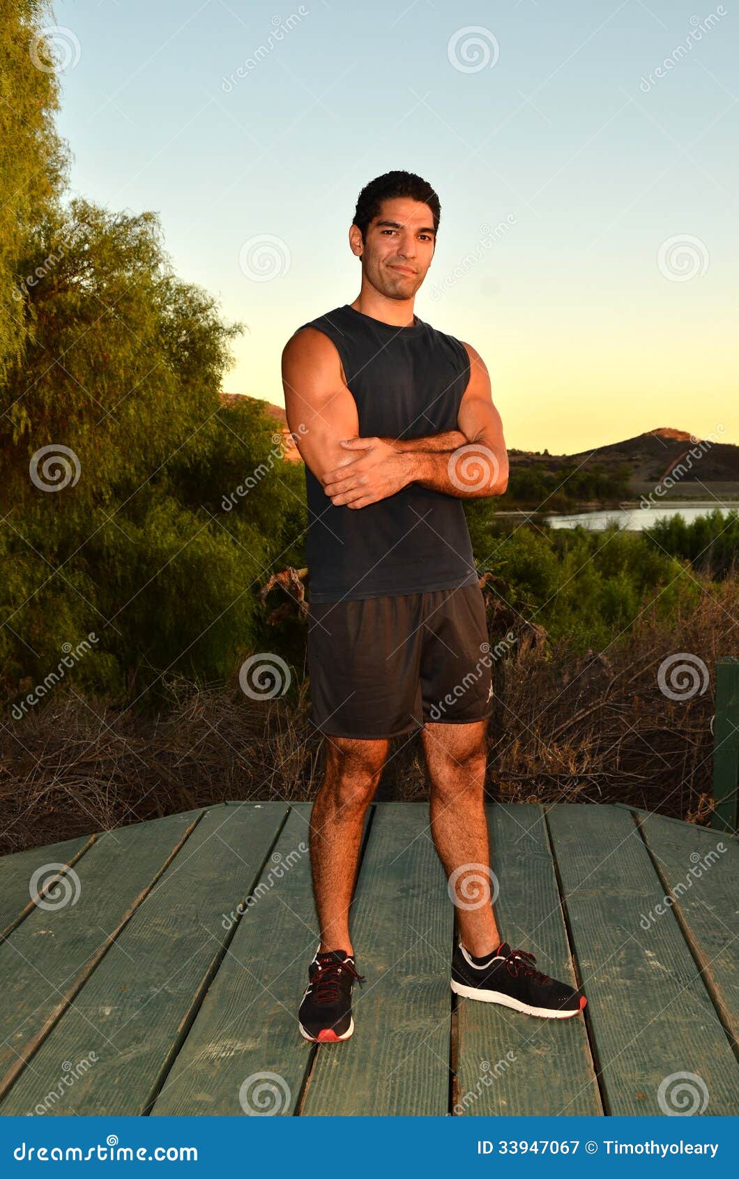 Physically Fit Man stock image. Image of handsome, workout 33947067