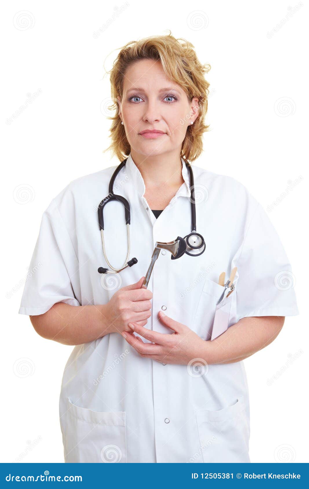 Physician with Reflex Hammer Stock Image Image of medicine
