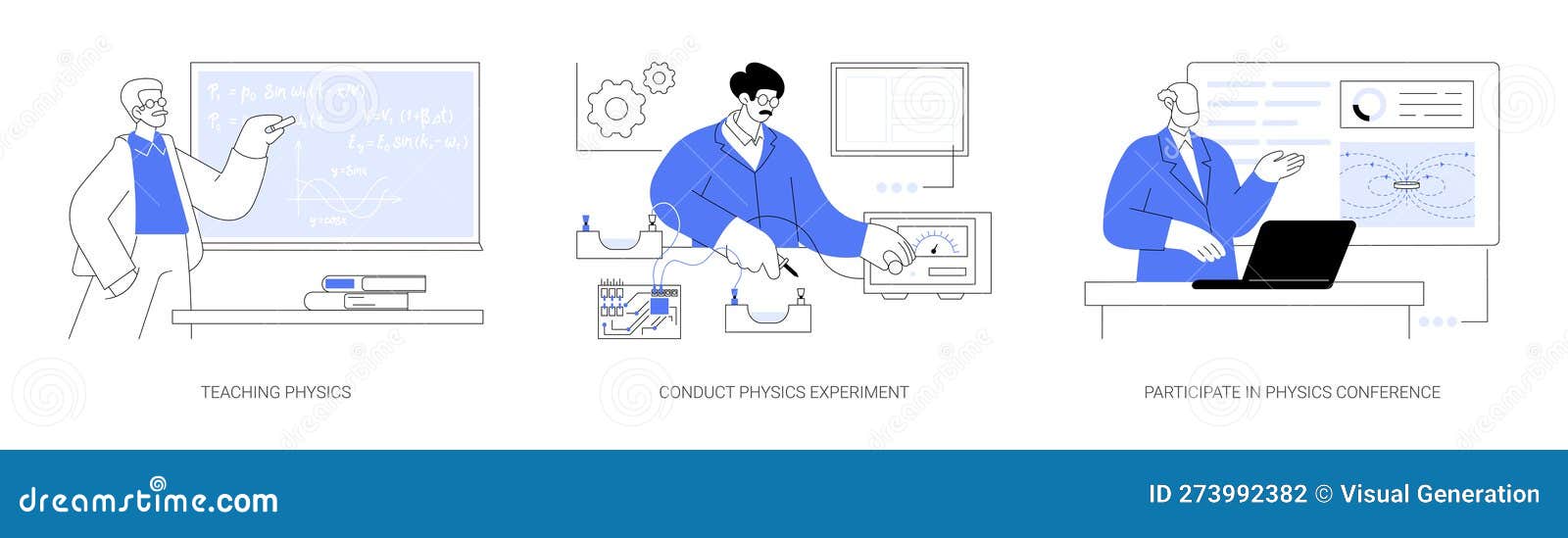 conduct-physics-experiment-abstract-concept-vector-illustration