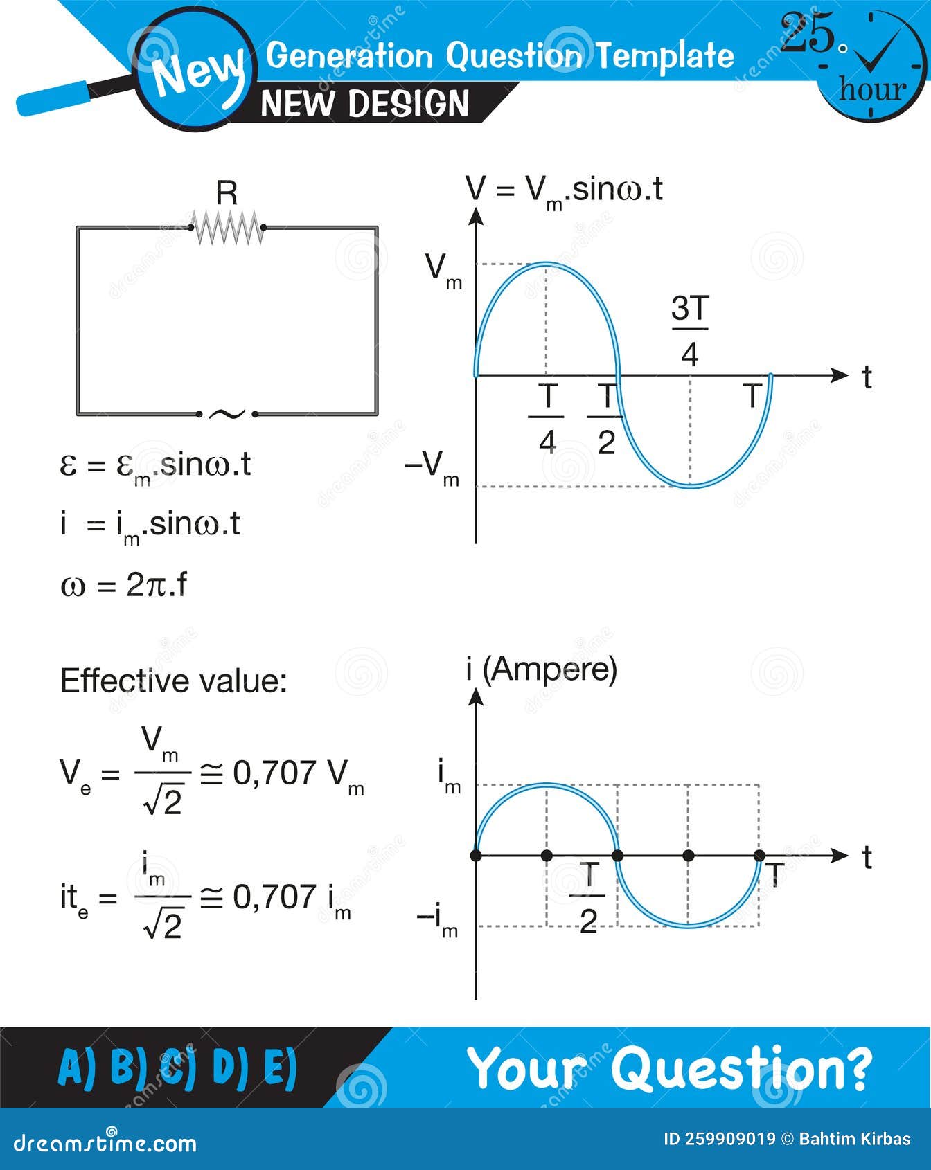 Physics Simple Electric Motor, Alternating Current and Transformers