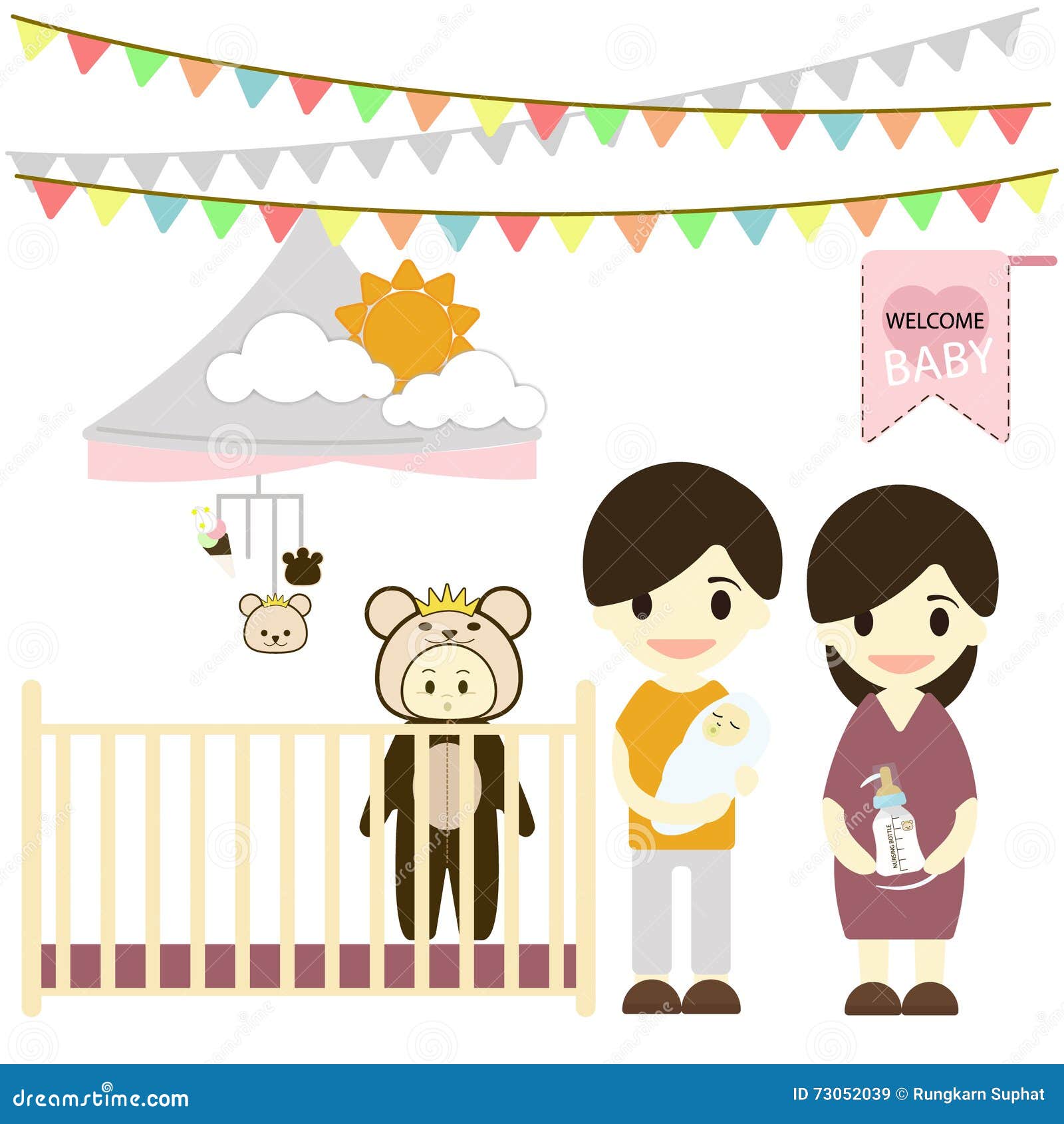 Piece De Bebe Avec Des Meubles Interieur De Creche Illustration Plate De Vecteur De Style Illustration De Vecteur Illustration Du Enfant Glace Piece De Bebe Avec Des Meubles Interieur De Creche Illustration Plate De Vecteur De Style Illustration De Vecteur Illustration Du Enfant Glace