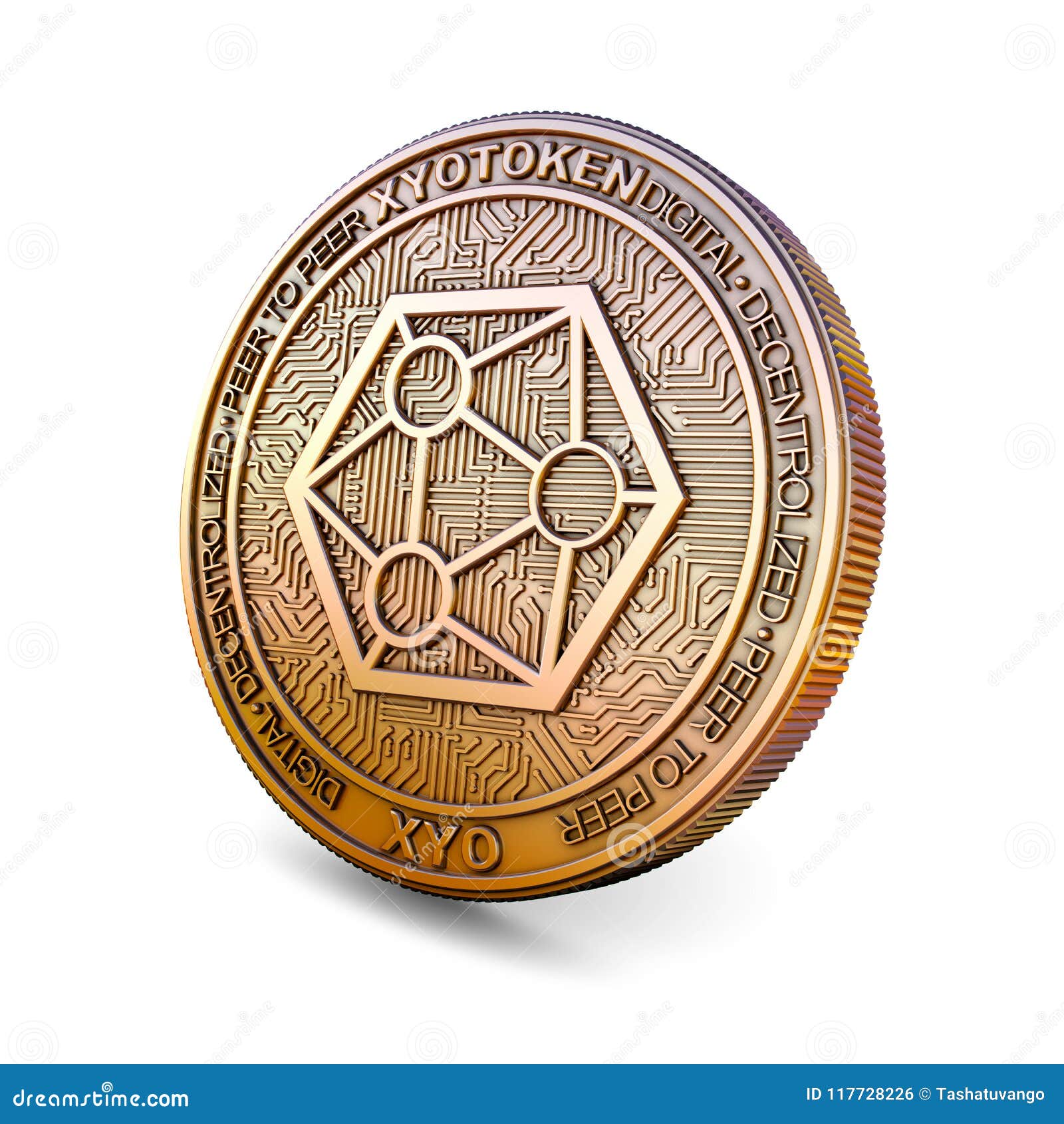 Pièce De Monnaie De Xyo - De Cryptocurrency Rendu 3d Illustration Stock -  Illustration du rendez, finances: 117728226