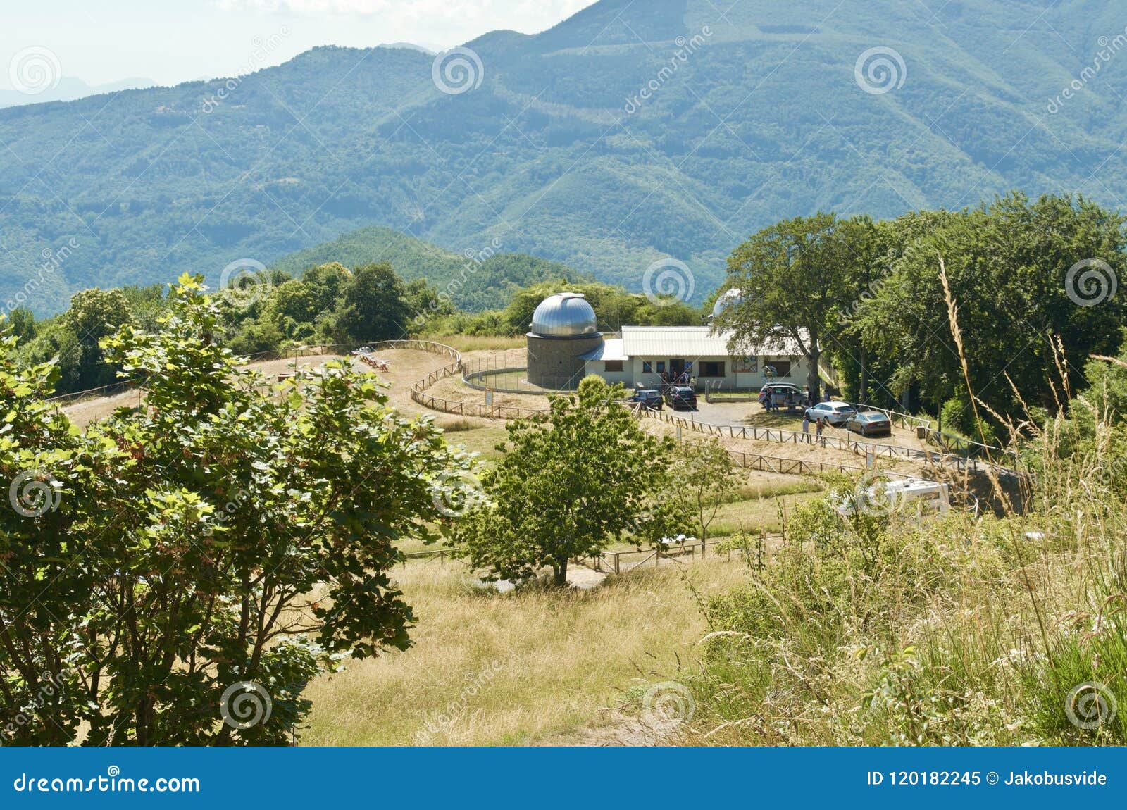 astronomic observatory in san marcello, pistoia, italy