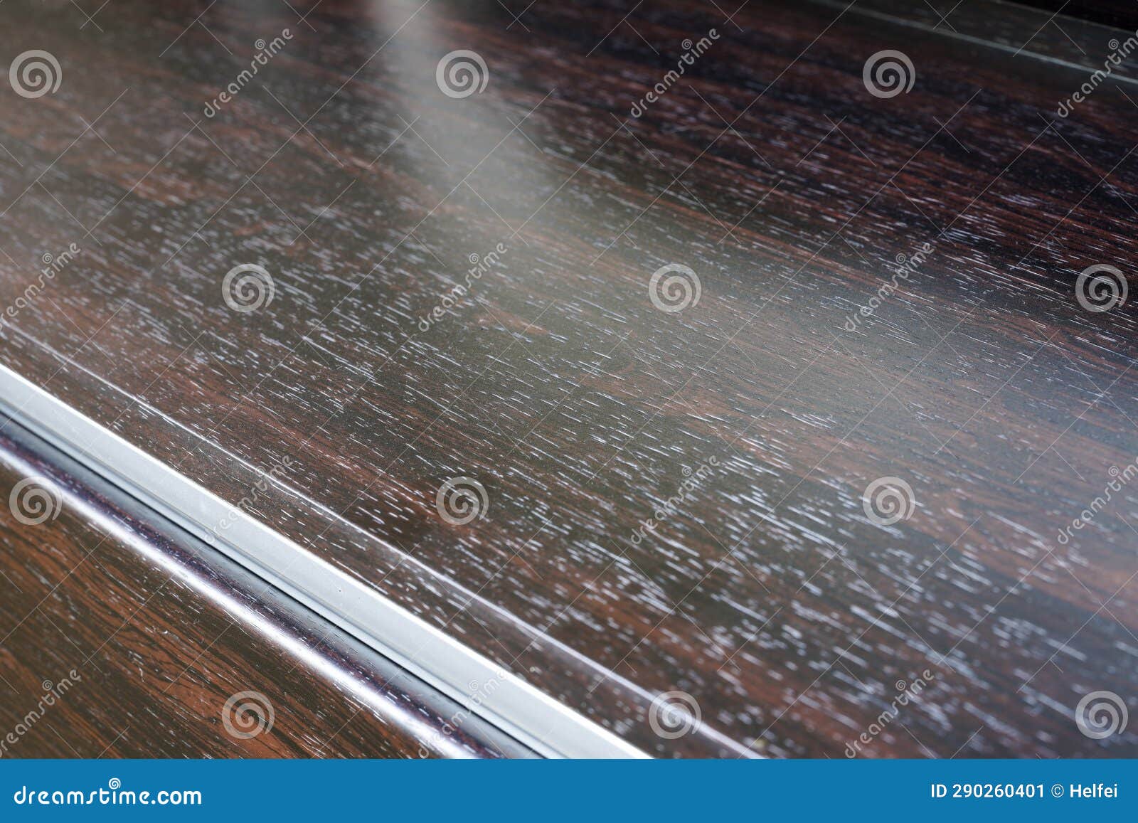 Piano with Black and White Keys in Detail with a Wooden Stock Image