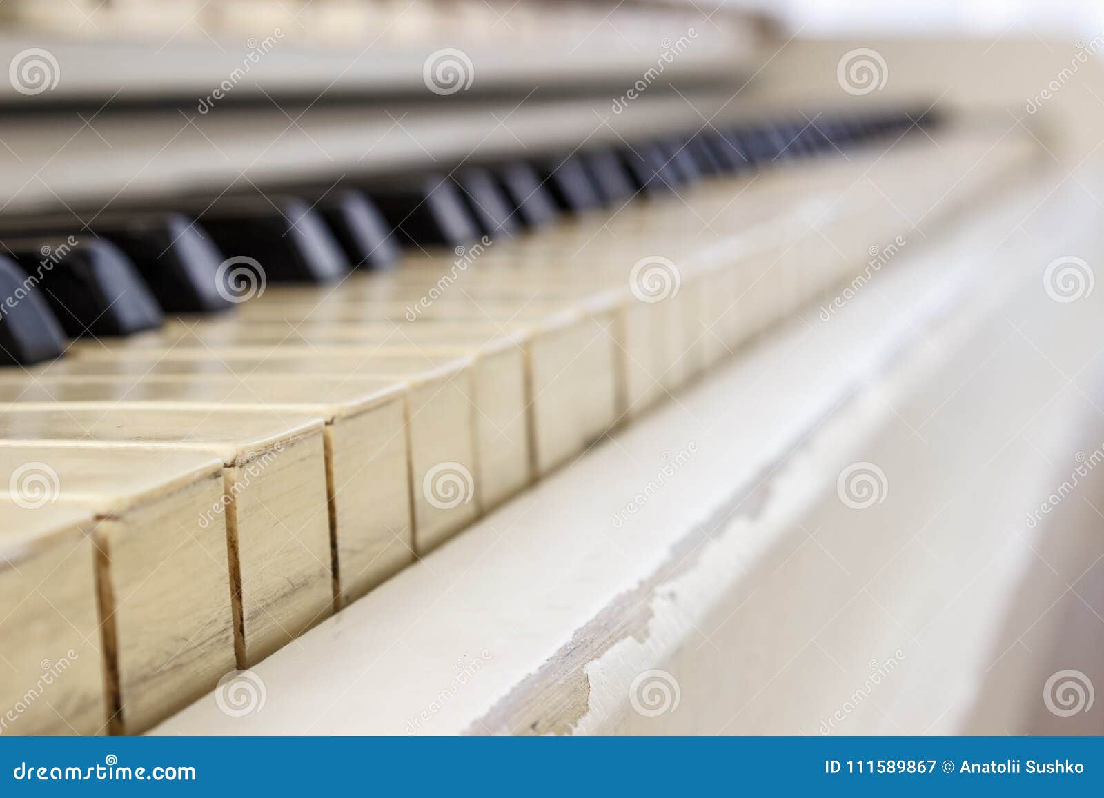 Piano Close-up, Musical Instrument. Learn To Play the Instrument Stock