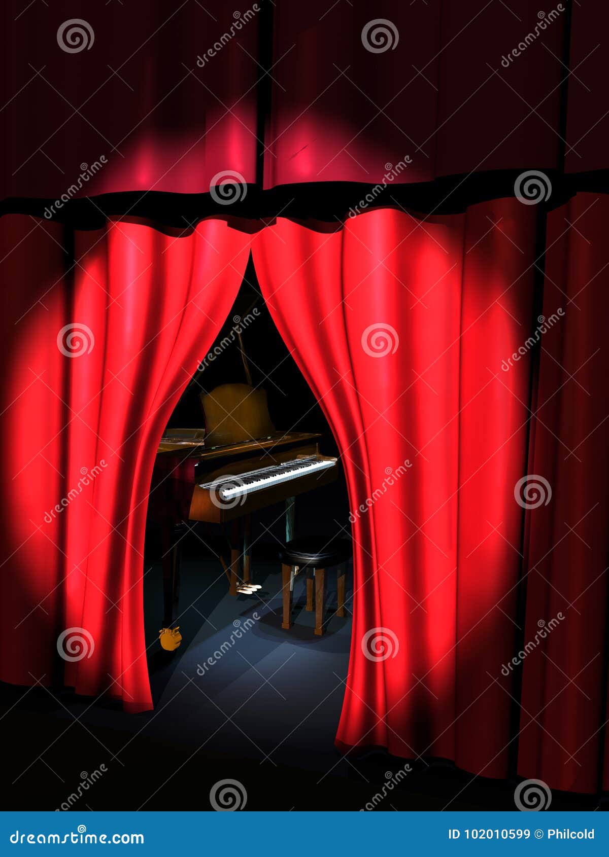 Piano concert stock illustration. Illustration of compositor - 102010599