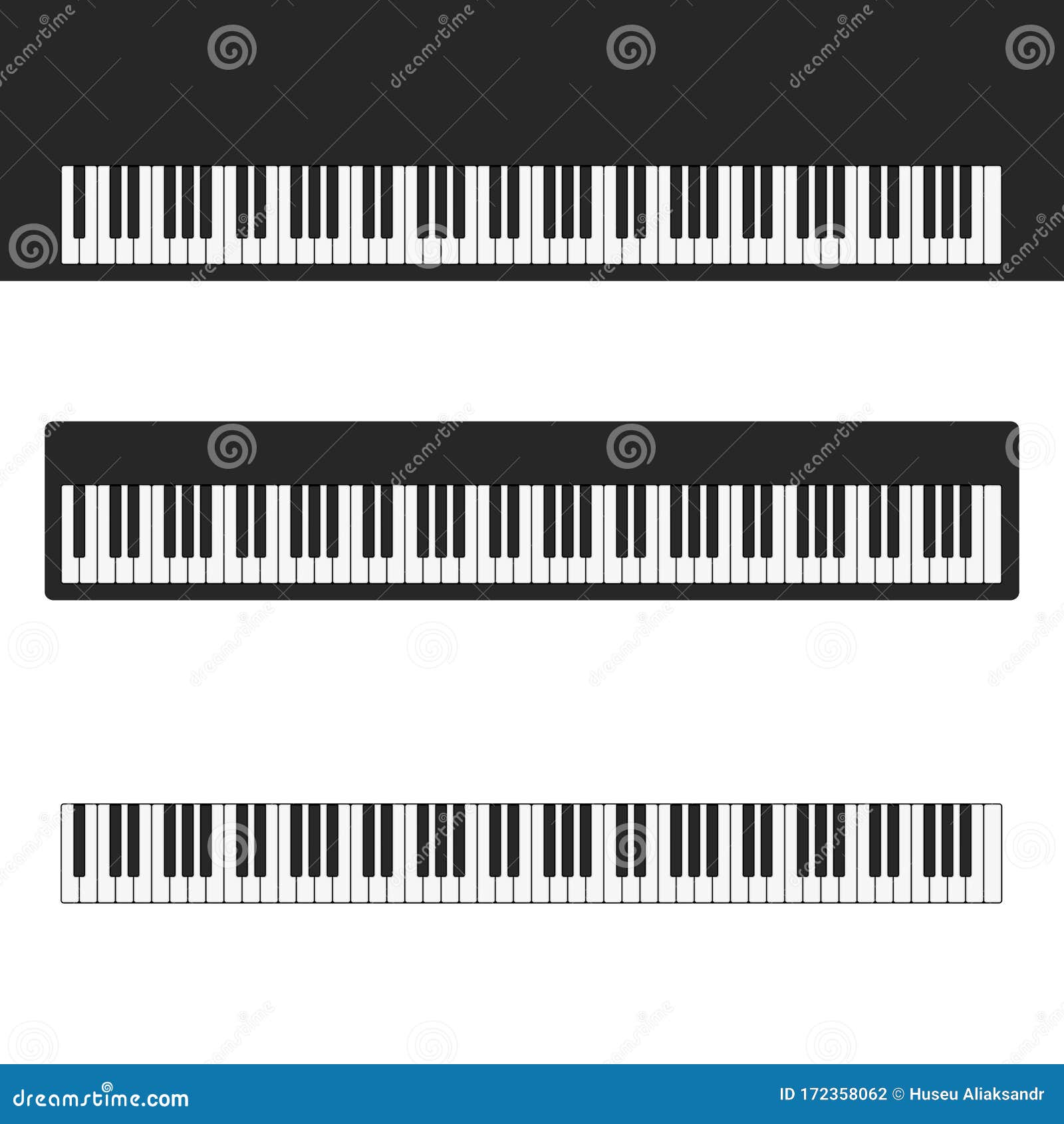 Piano Keyboard Illustration Stock Vector - Illustration of ...