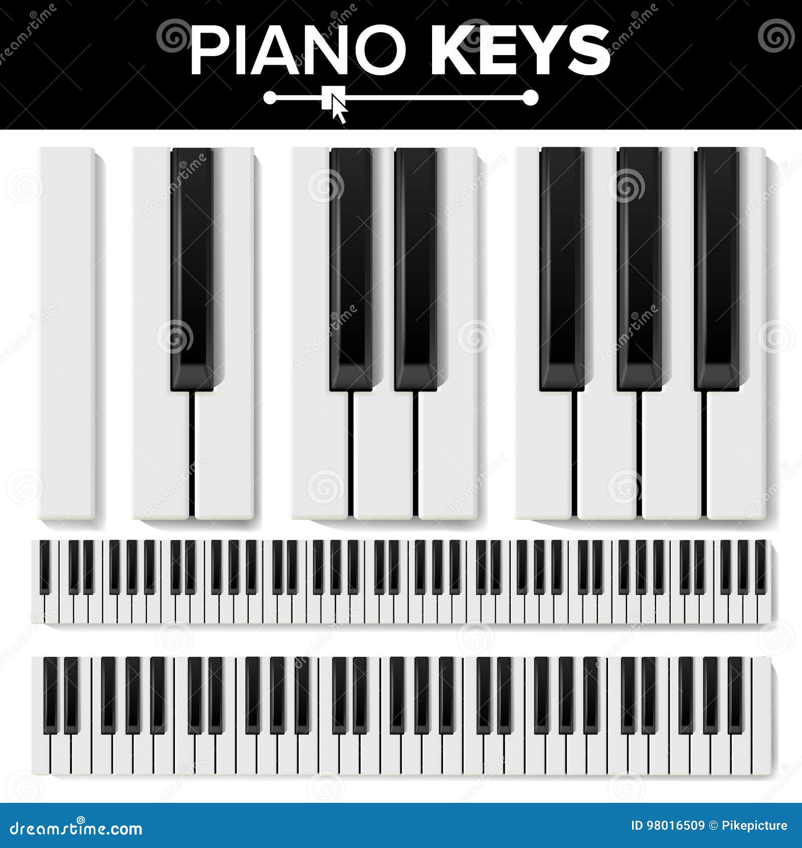 Realistic piano keyboard deals