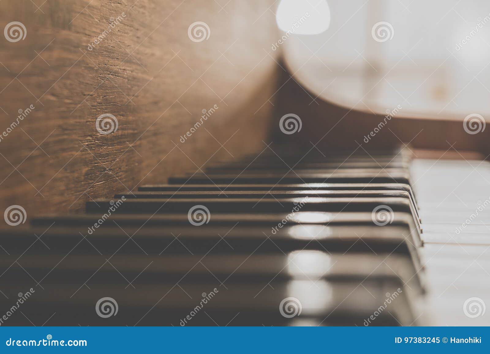 Piano Keys Macro Vintage Piano Closeup Stock Image Image of nostalgic, black 97383245
