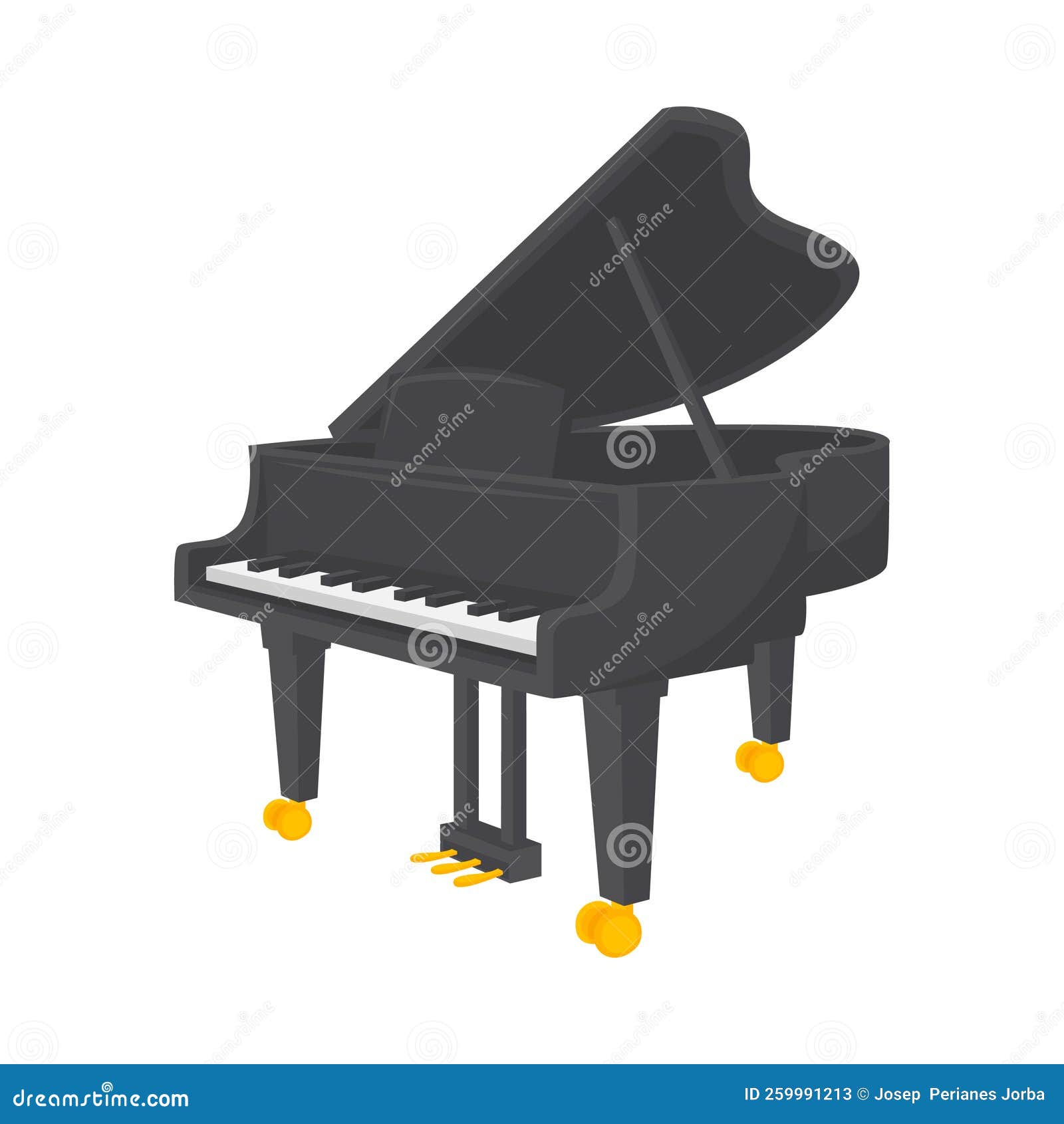 Piano Sign Emoji Icon Illustration. Music Instrument Vector Symbol ...